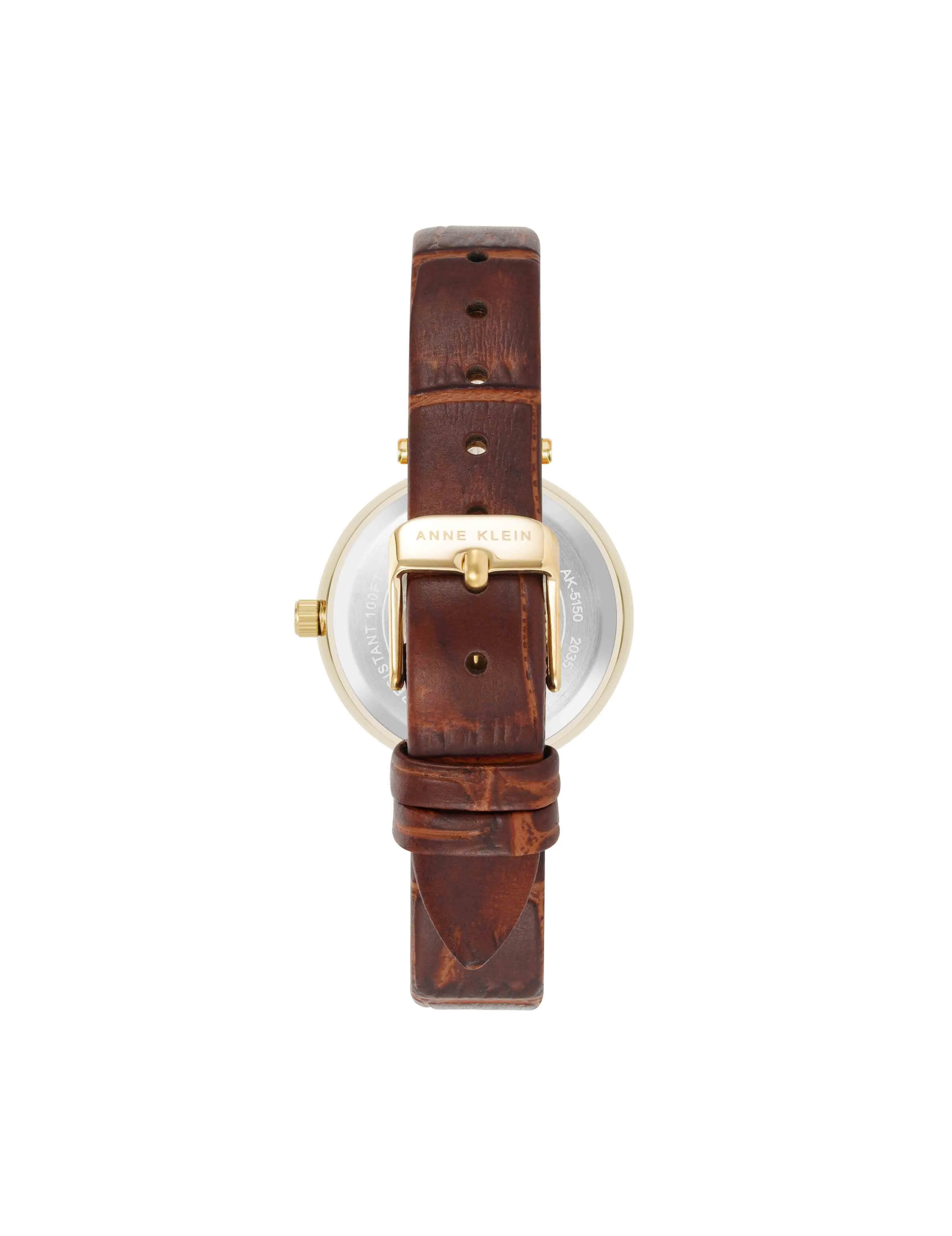 Consider It Round Leather Band Watch sold by Anne Klein product image thumbnail 2