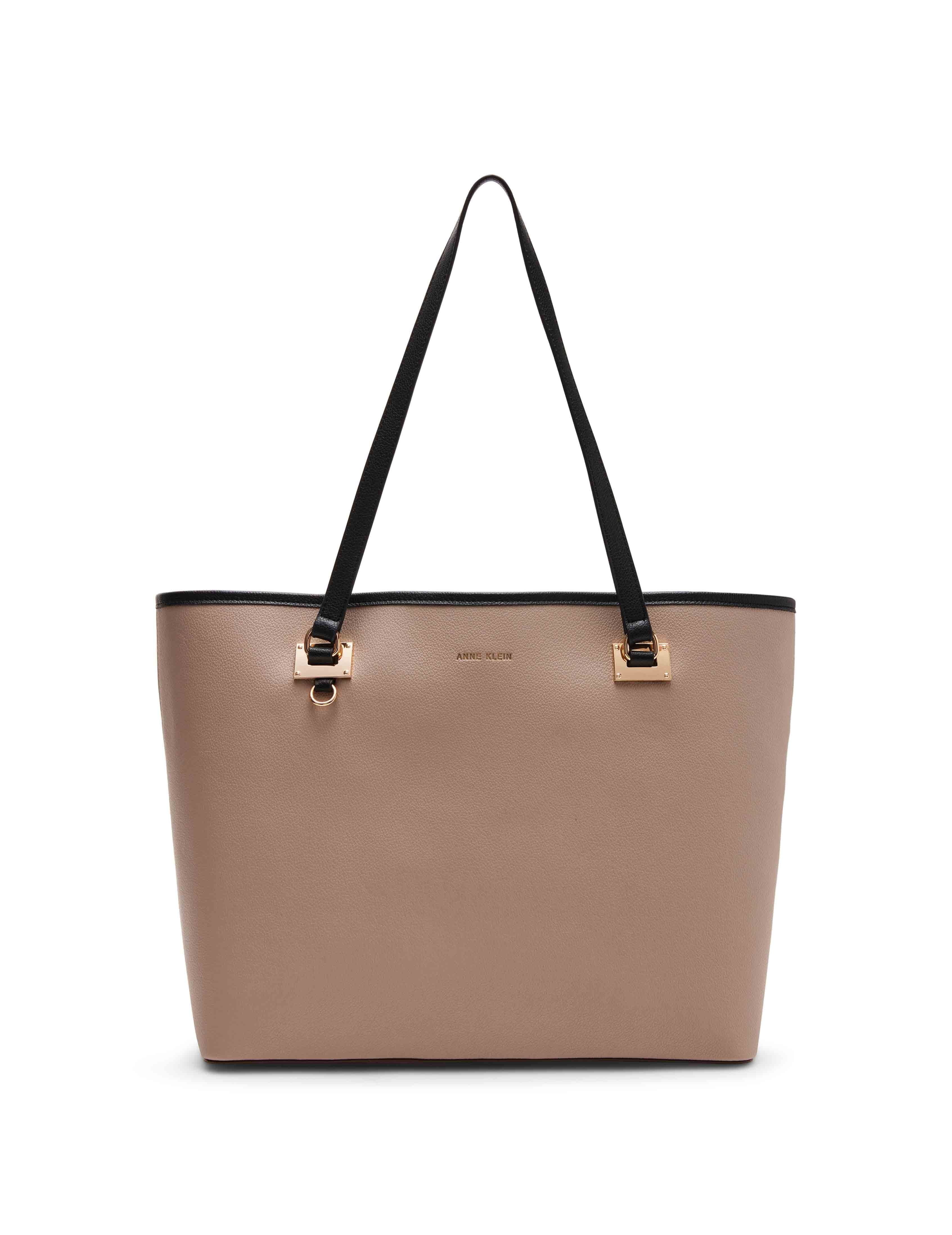 SALE【Anne Klein】荷物たっぷり収納☆エレガントトートバッグ ANNEKLEIN_HANDBAGS_AKG5075_BLA