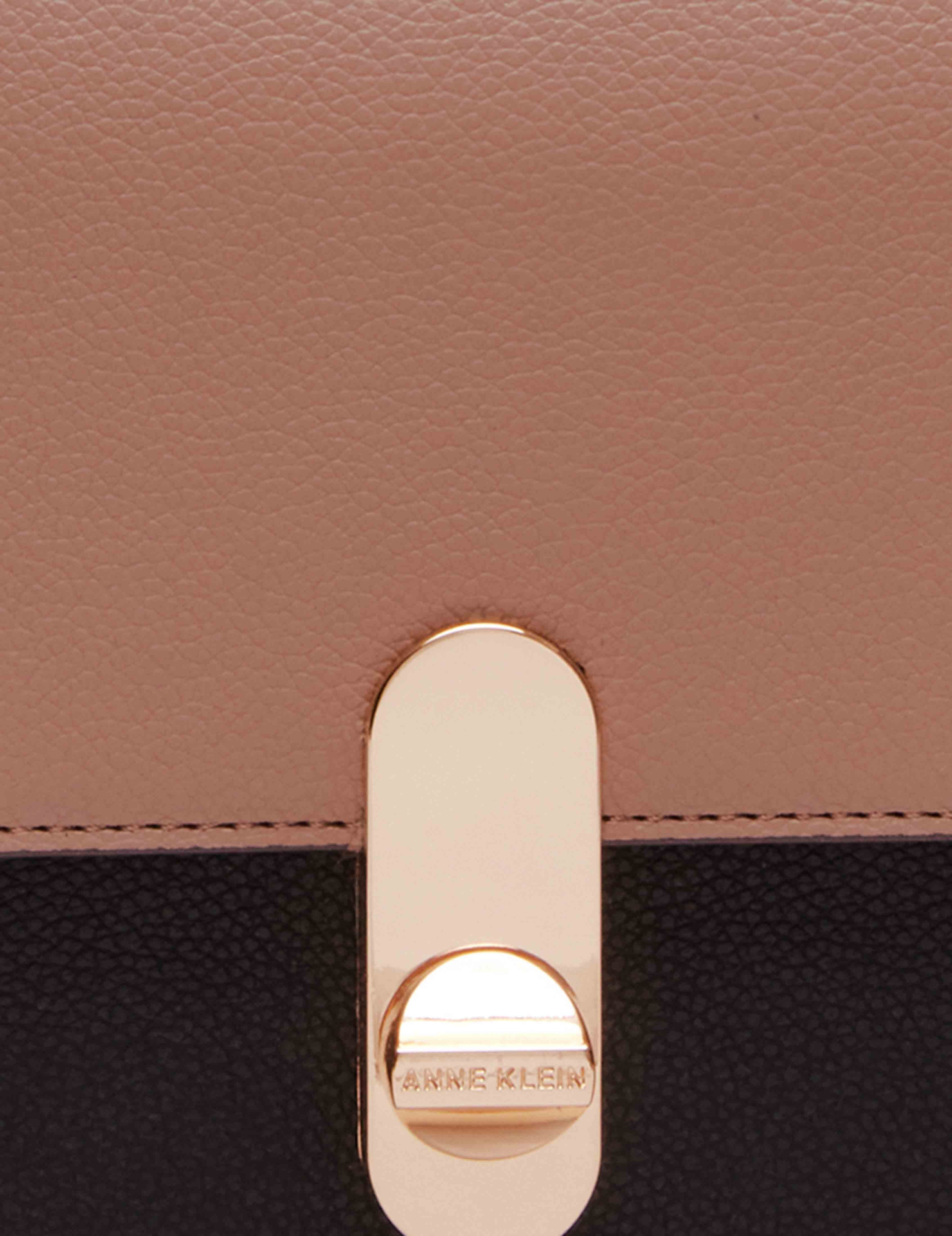 E/W Flap Shoulder Bag With Turn Lock sold by Anne Klein product image thumbnail 5