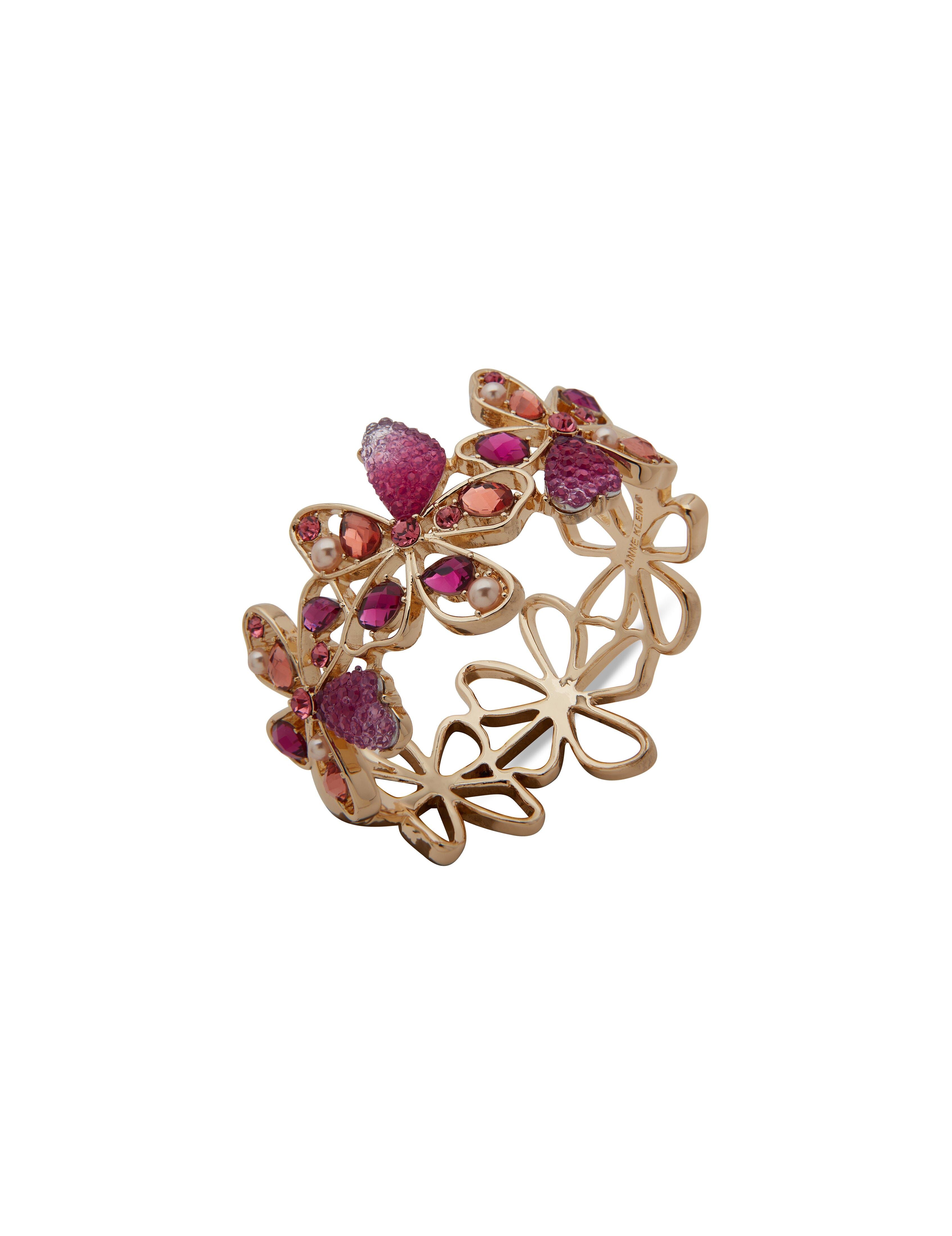 Flower Multi Stone Bracelet sold by Anne Klein