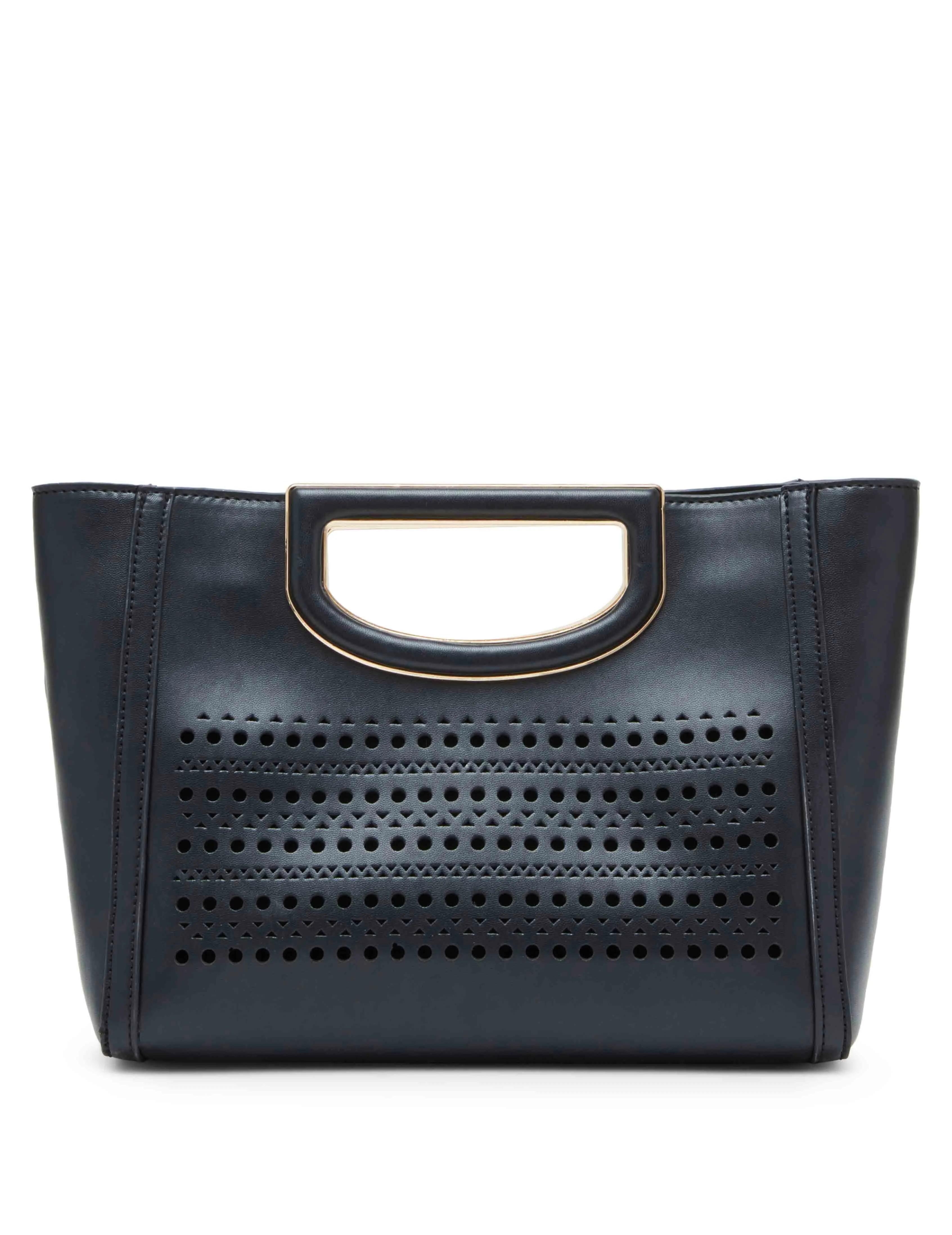 Perforated Cut Out Handle Satchel sold by Anne Klein product image thumbnail 5