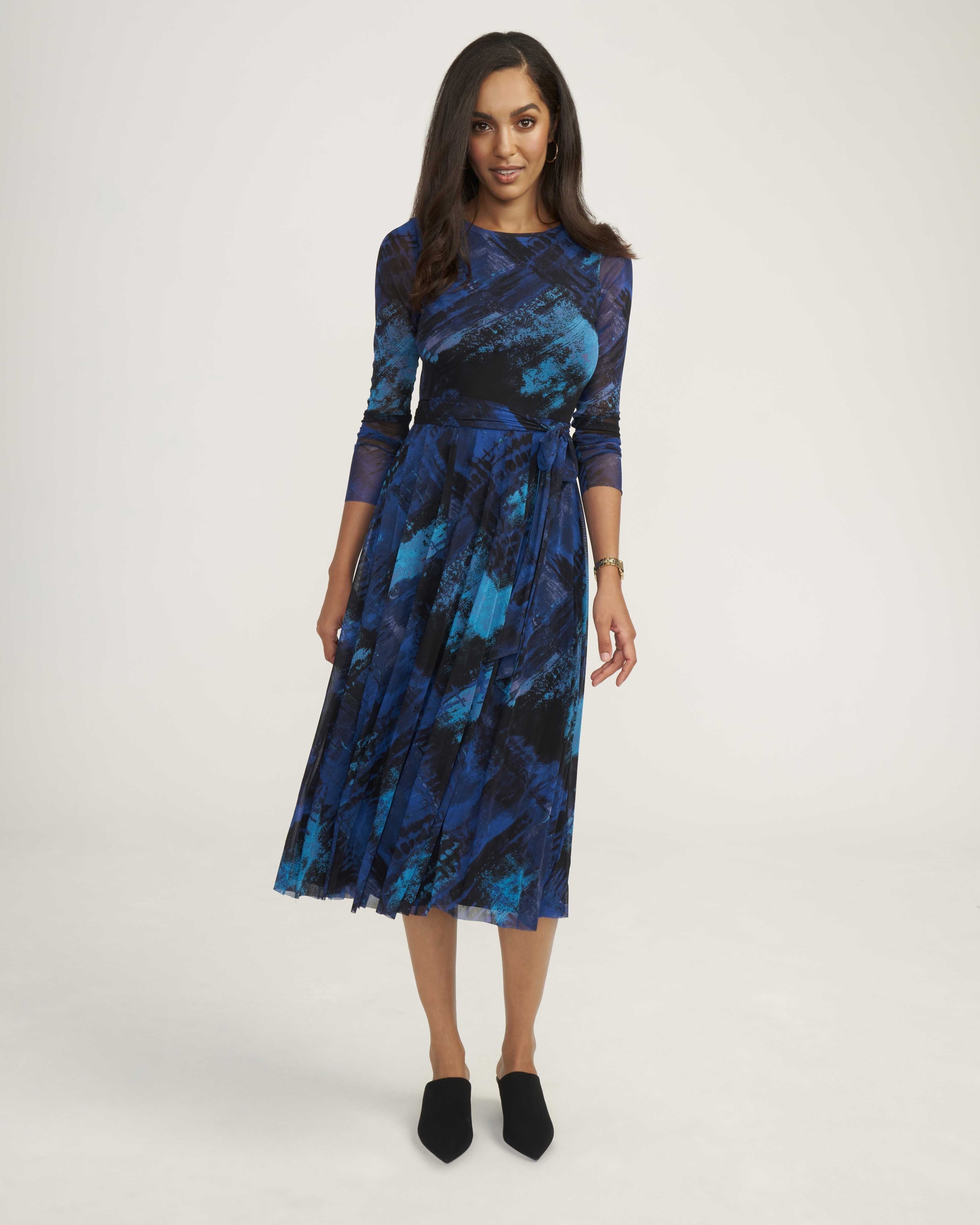 Printed Mesh Midi Dress- Sale sold by Anne Klein product image thumbnail 2
