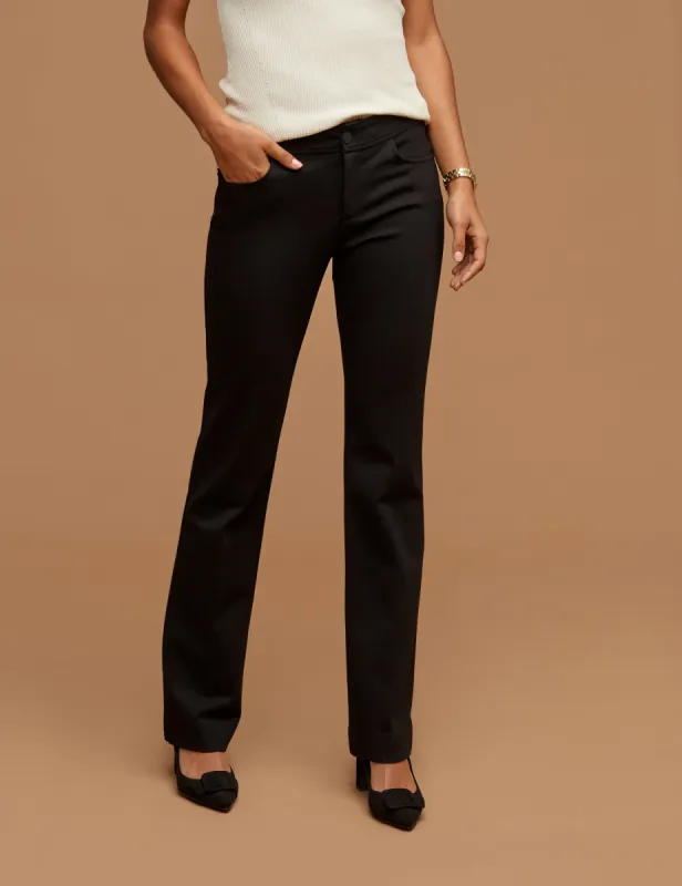 Fly Front Bootleg Pant sold by Anne Klein