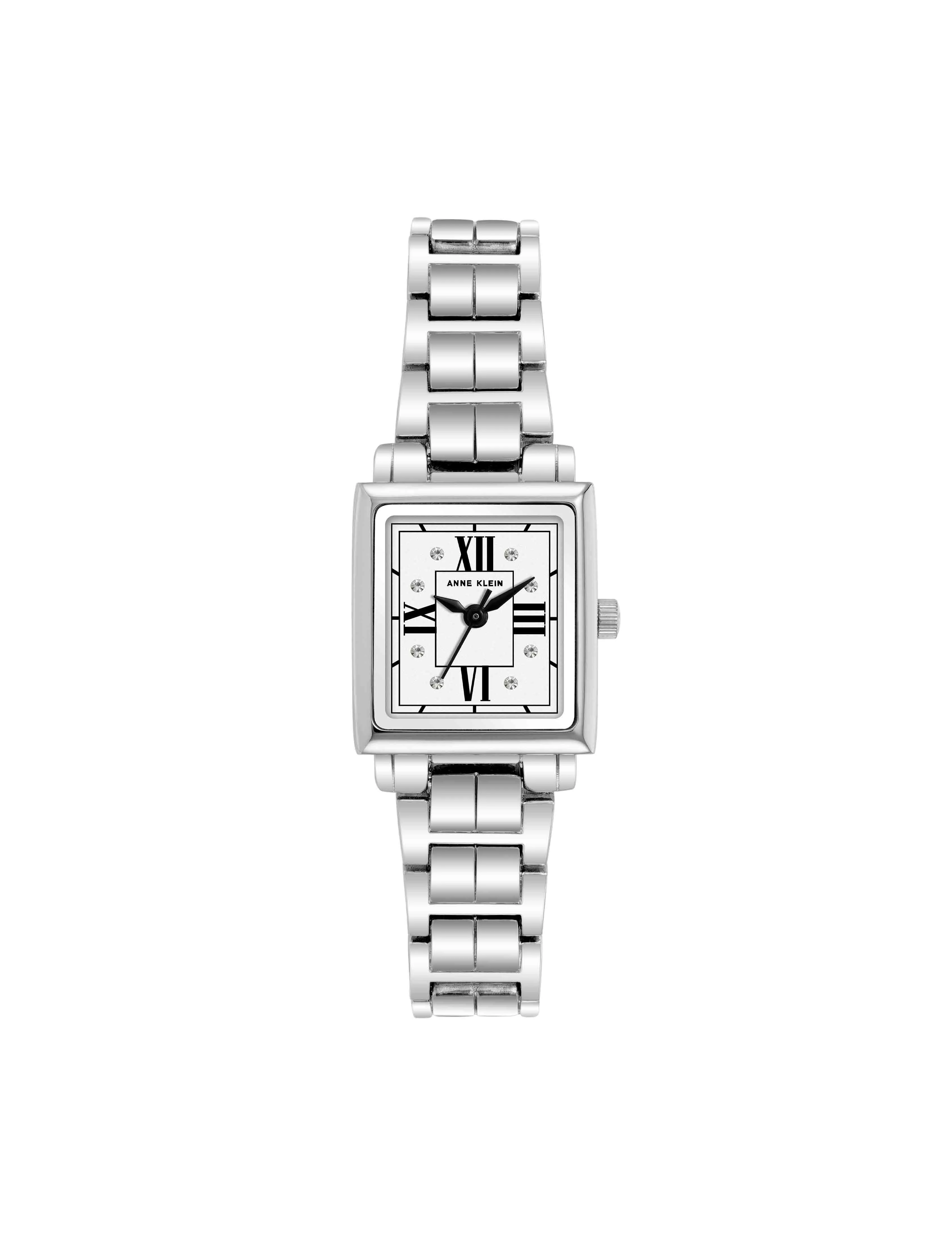 Square Watch With Premium Crystal Accents - Sale sold by Anne Klein