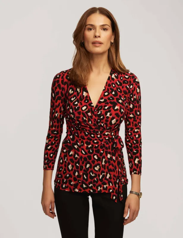 Printed Wrap Top- Clearance sold by Anne Klein