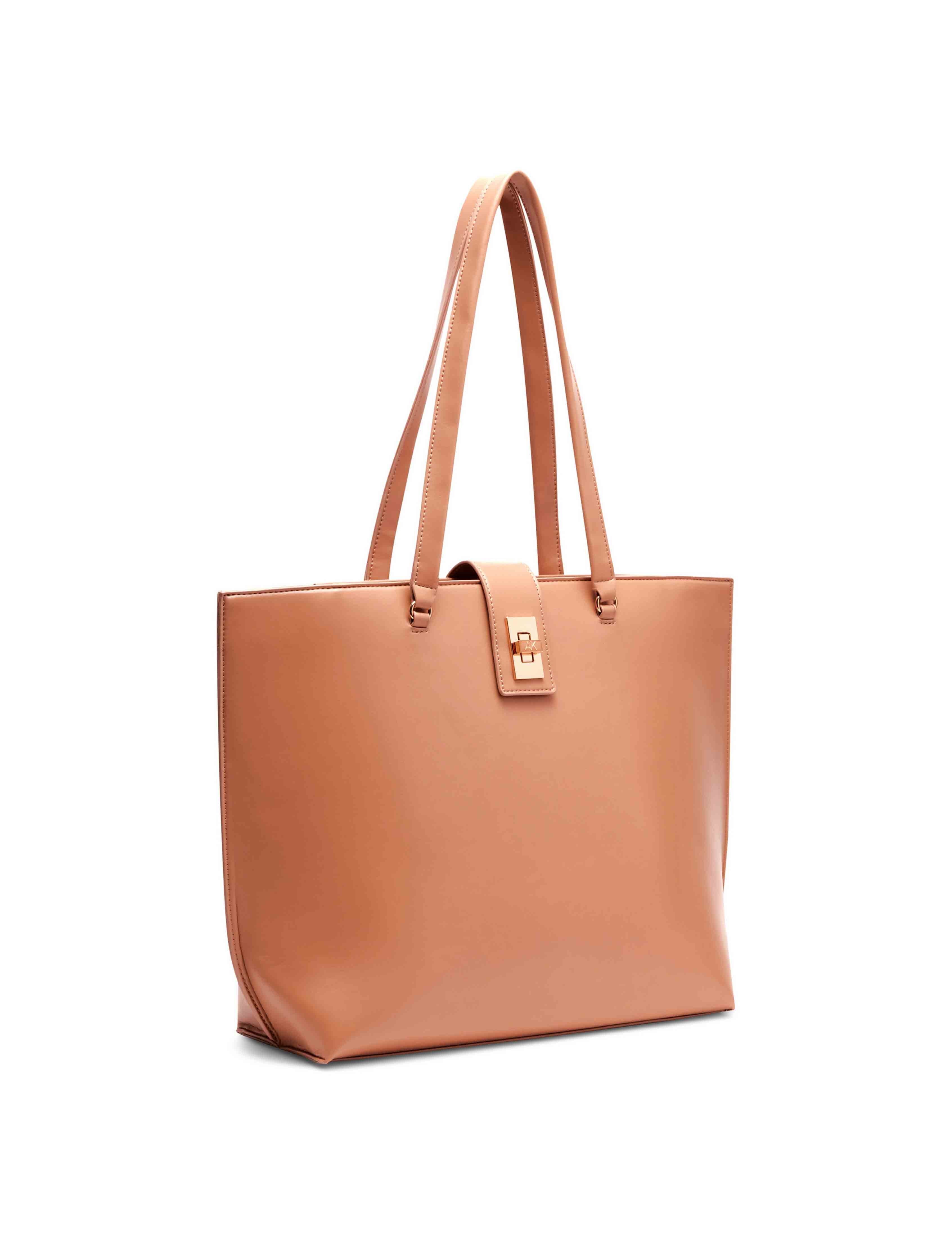 Large Tote With Enamel Turn Lock sold by Anne Klein product image thumbnail 5