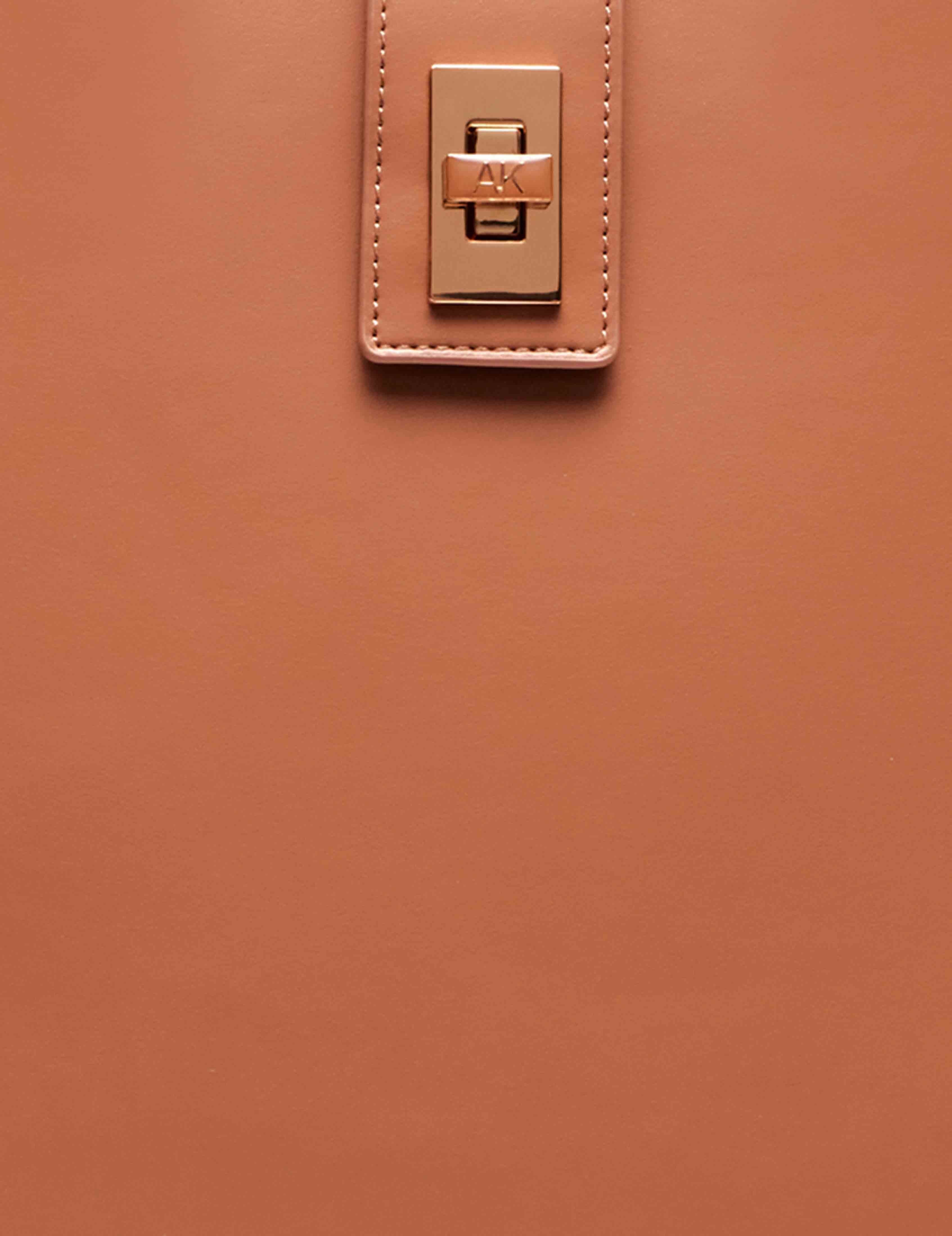 Large Tote With Enamel Turn Lock sold by Anne Klein product image thumbnail 3