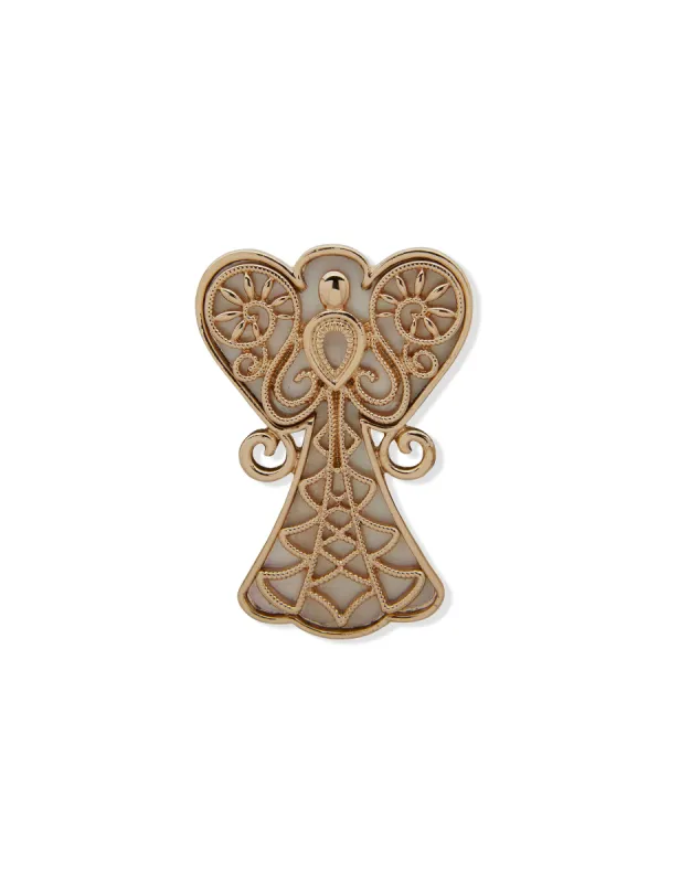 Angel Mother of Pearl Pin in Gift Box sold by Anne Klein
