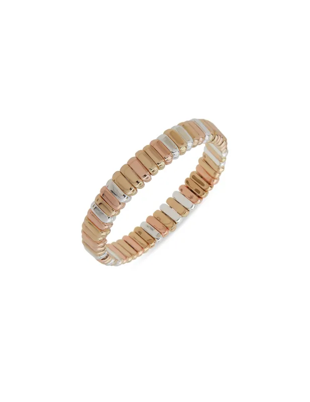 Mixed Metal Stretch Bracelet sold by Anne Klein