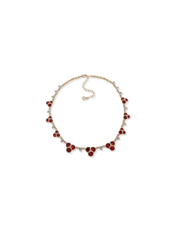 Flower Collar Siam Necklace sold by Anne Klein