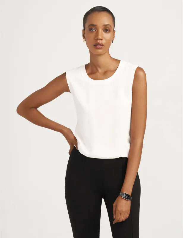U-Neck Sleeveless Shell sold by Anne Klein