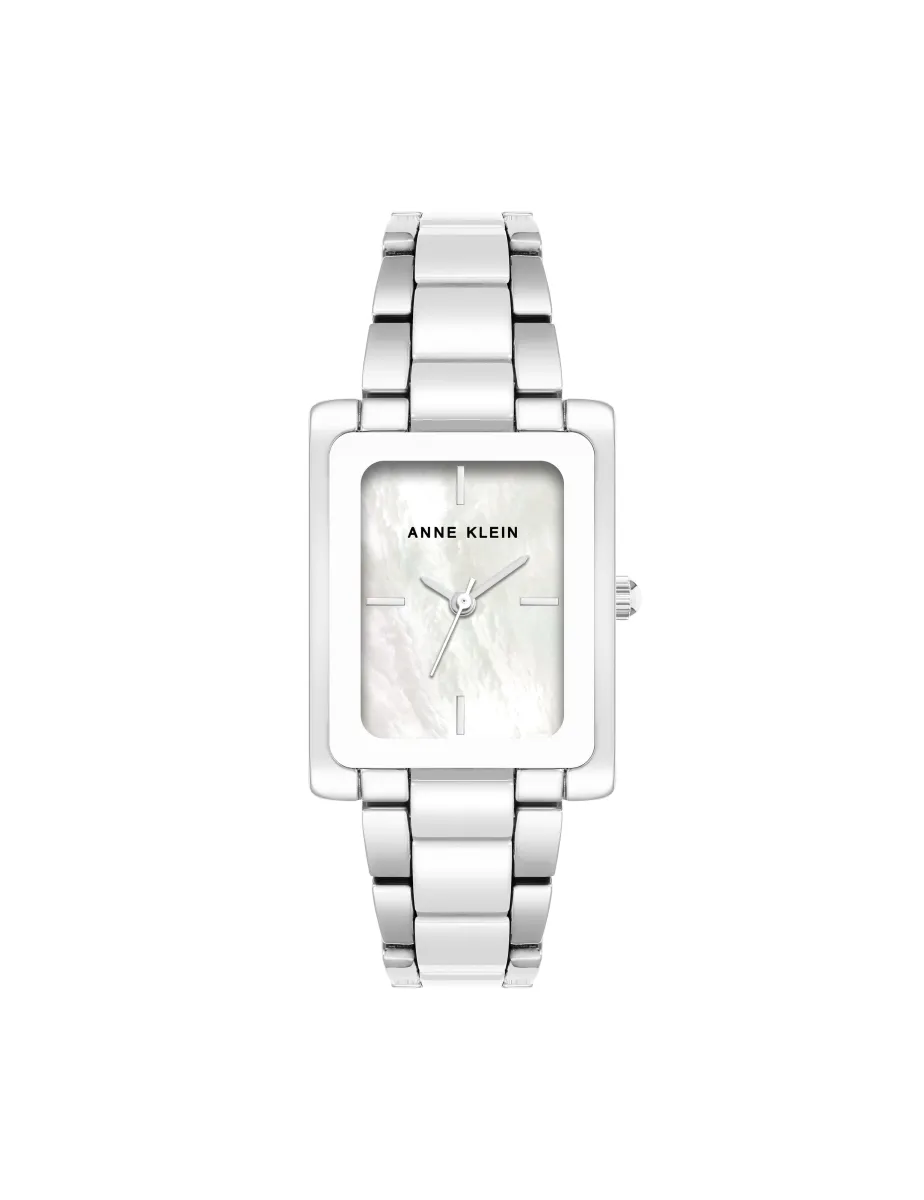 Rectangular Case Ceramic Bracelet Watch sold by Anne Klein