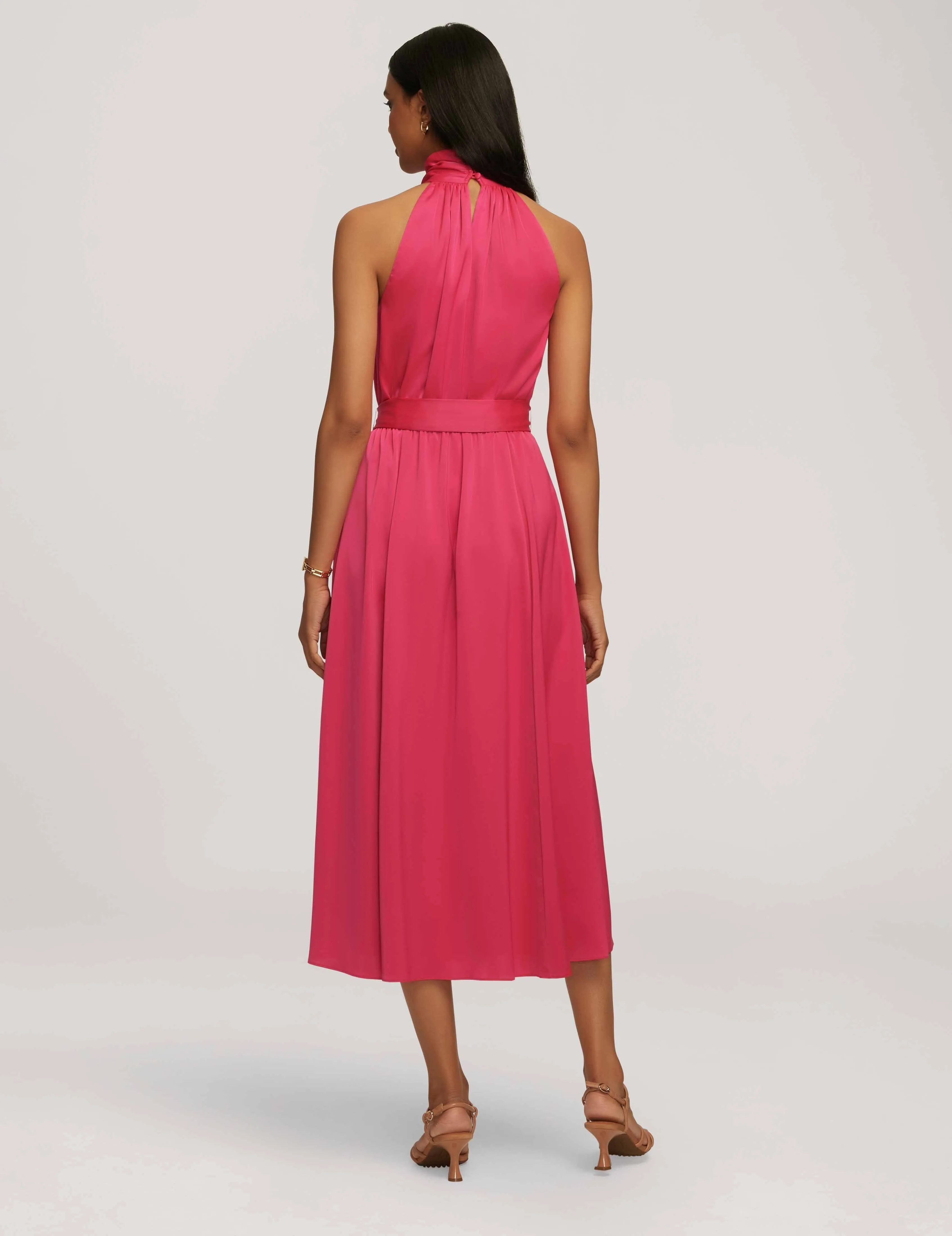 Twist Neck Halter Midi- Sale sold by Anne Klein product image thumbnail 2