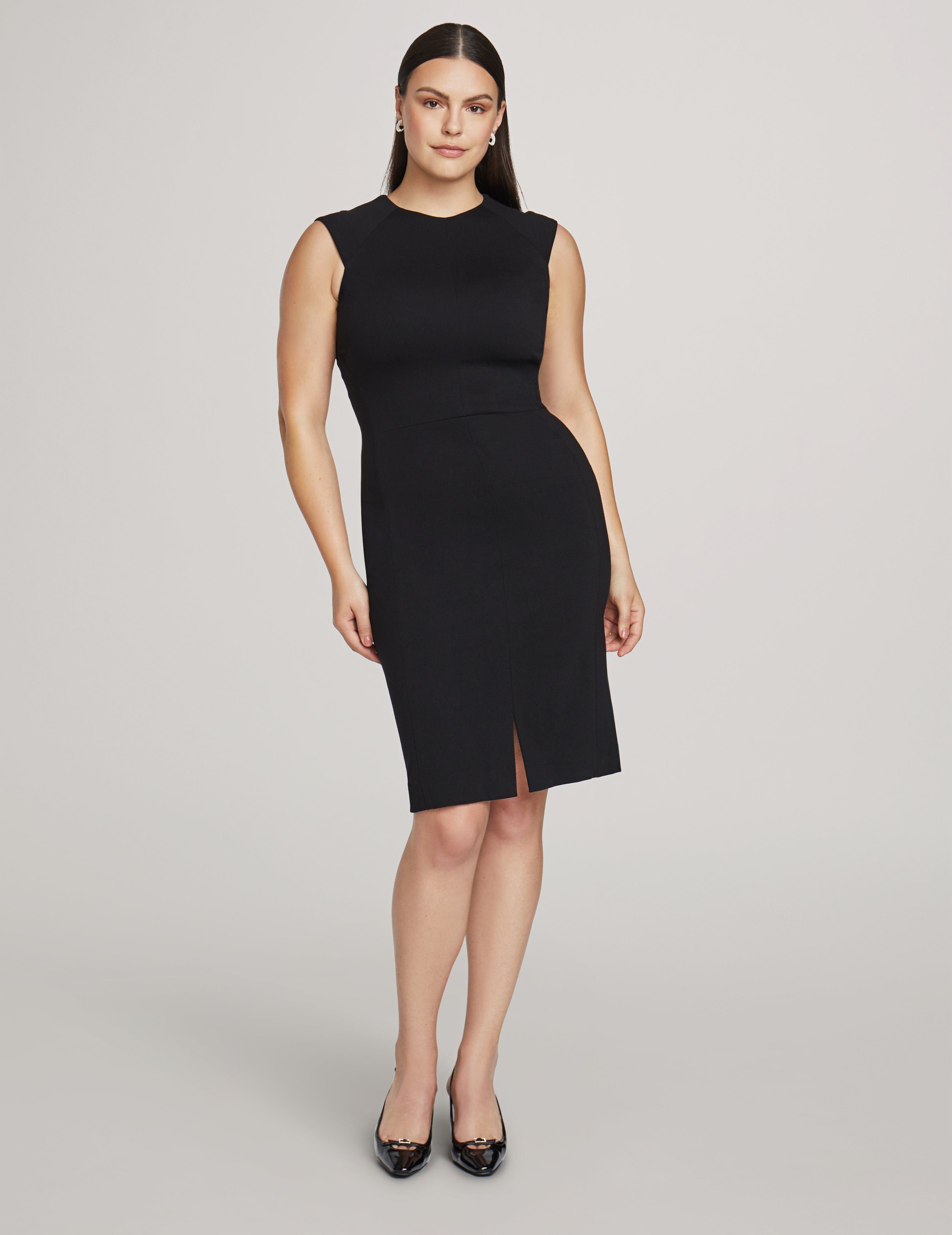 Sheath Dress With Front Slit sold by Anne Klein