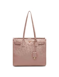 Large Structured Tote With Luggage Tag sold by Anne Klein