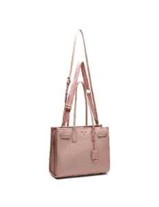 Large Structured Tote With Luggage Tag sold by Anne Klein