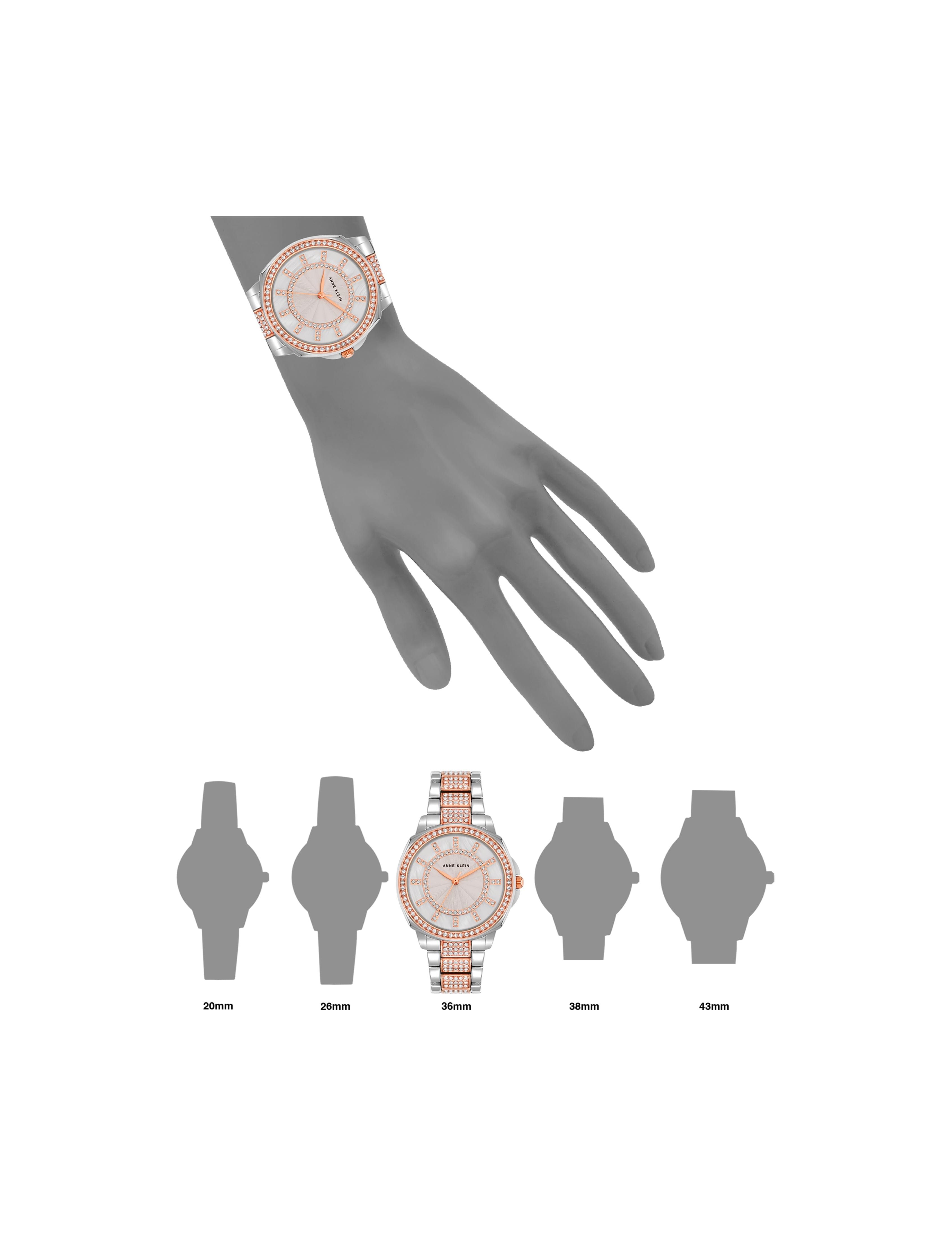 Luxe Crystal Accented Watch sold by Anne Klein product image thumbnail 4