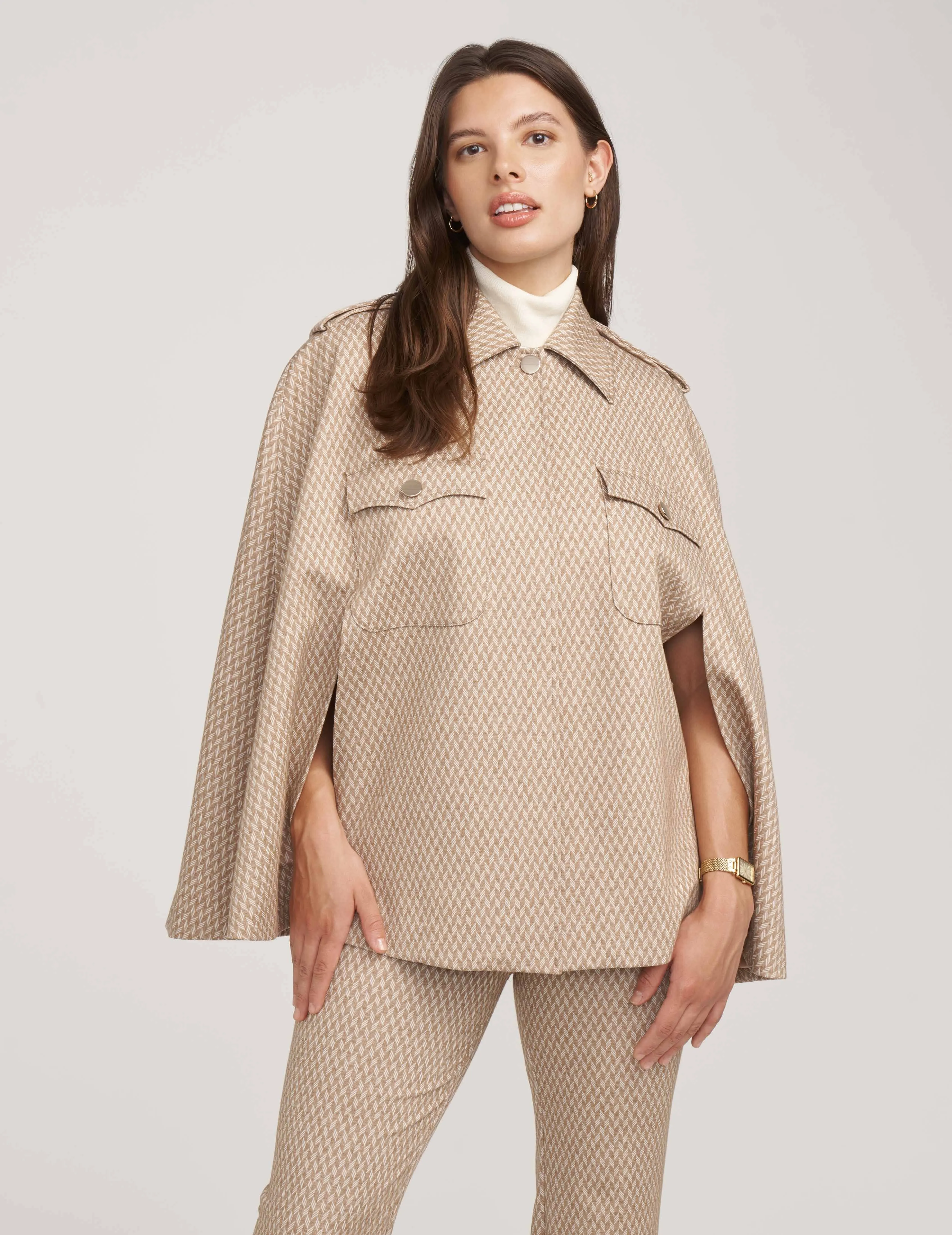 Chevron Knit Cape Jacket- Sale sold by Anne Klein product image thumbnail 3