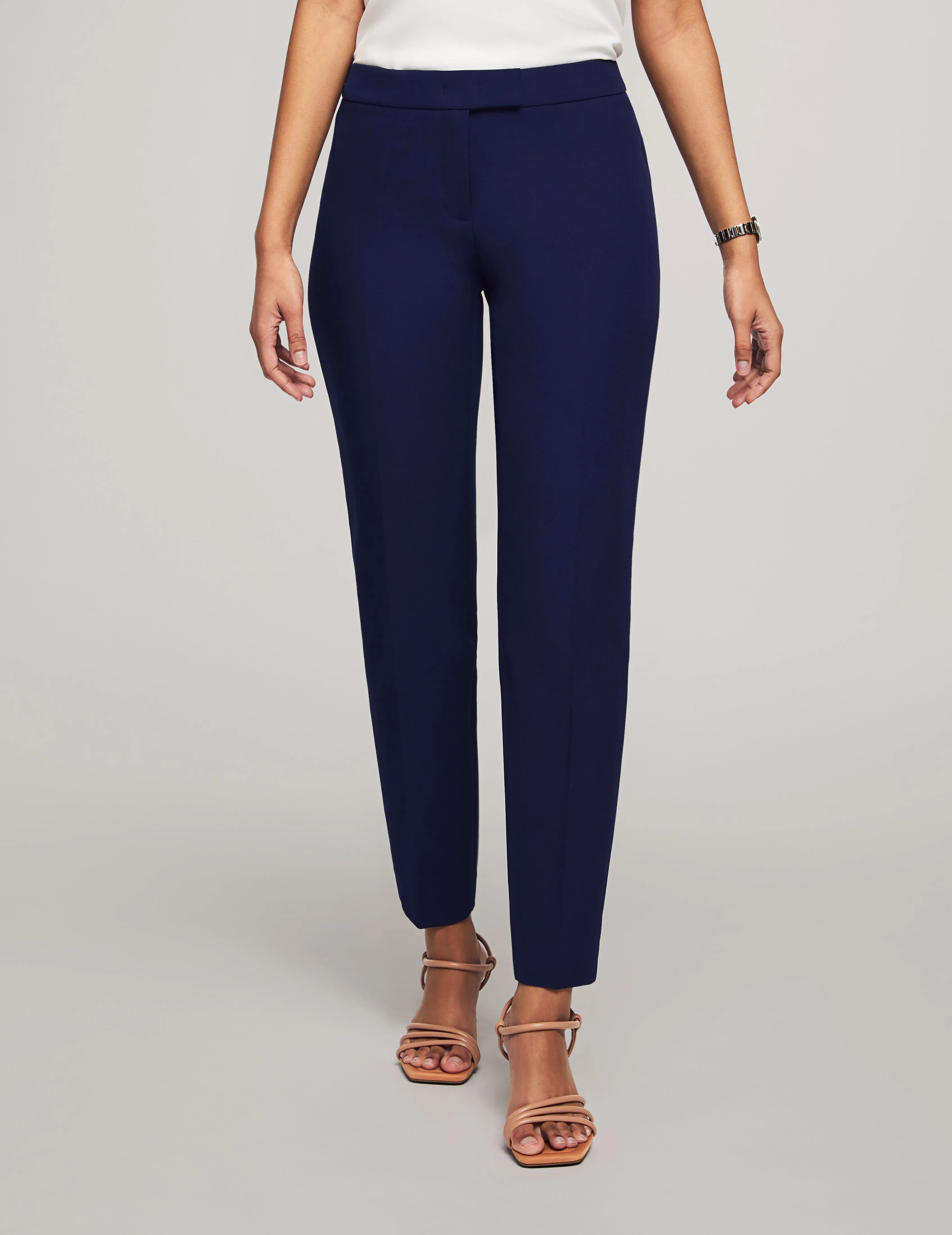 Anne Stretch Fly Front Bowie Pant- Sale sold by Anne Klein