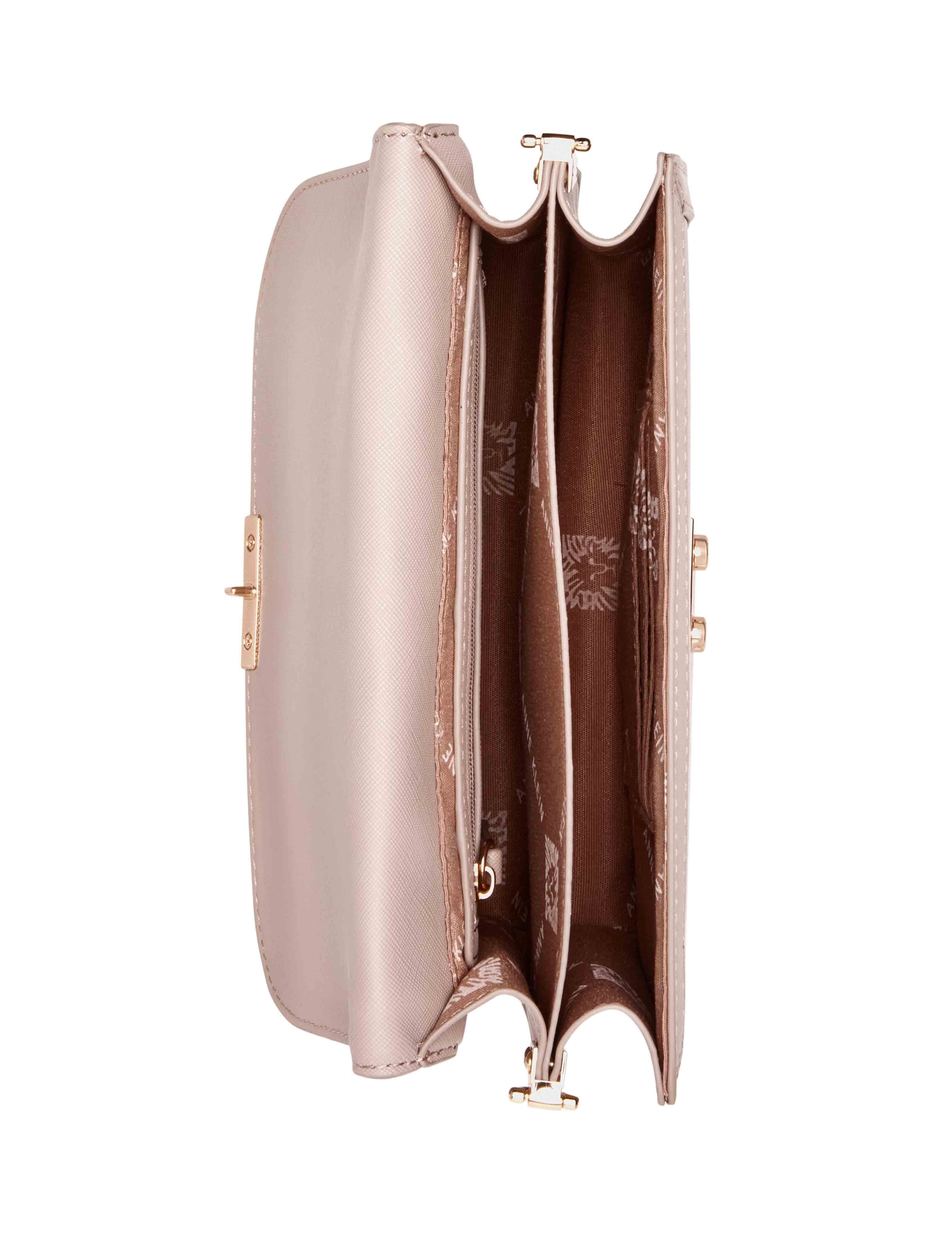 Medium Flap Crossbody With Push Lock And Web Strap sold by Anne Klein product image thumbnail 4