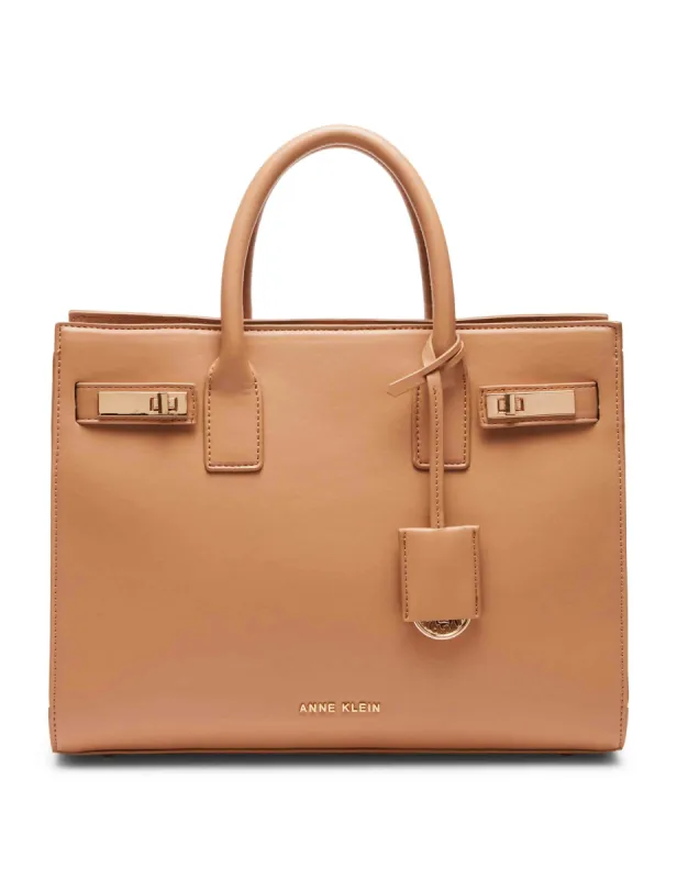 Convertible E/W Satchel With Turn Lock sold by Anne Klein
