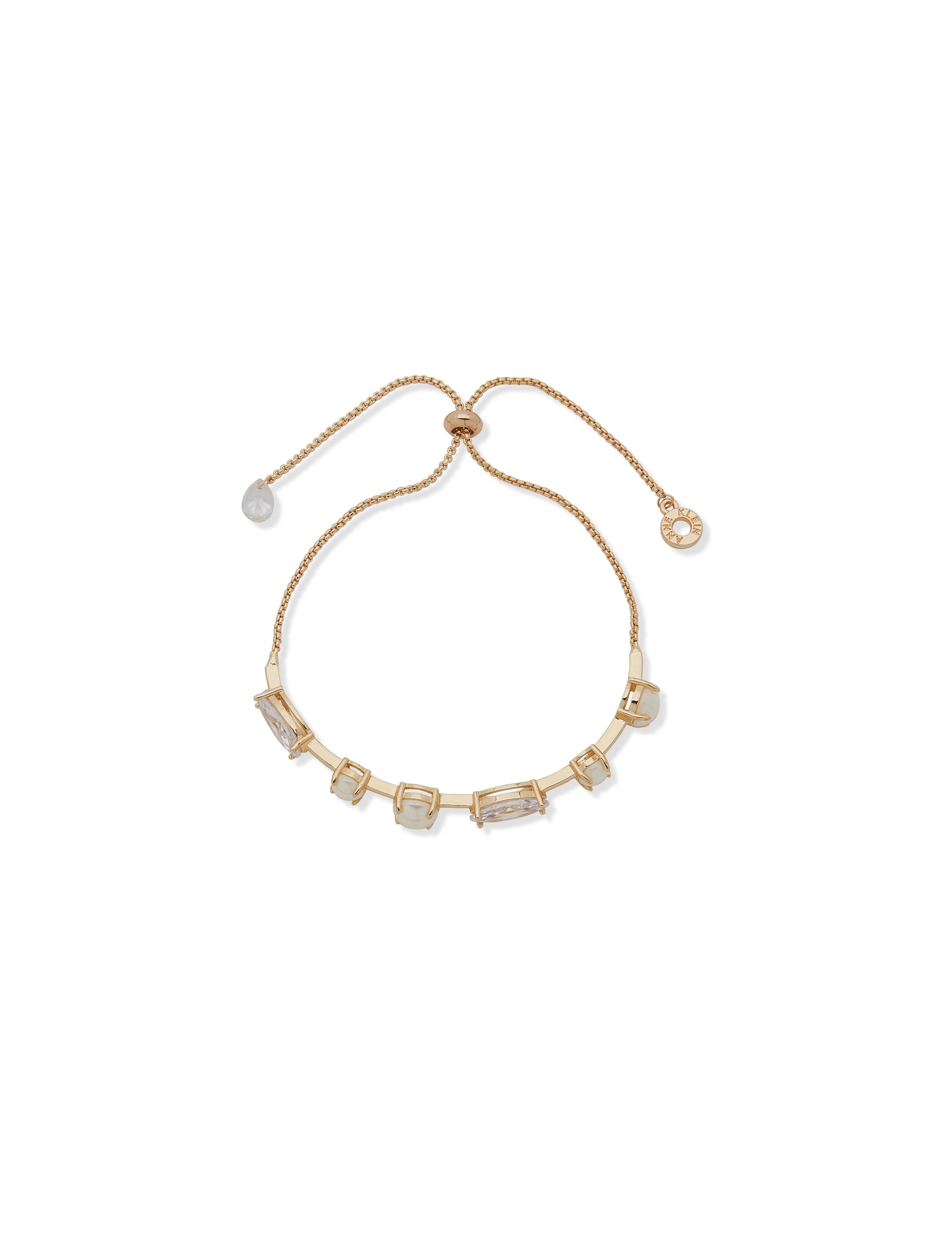 Multi Stone Slider Bracelet sold by Anne Klein