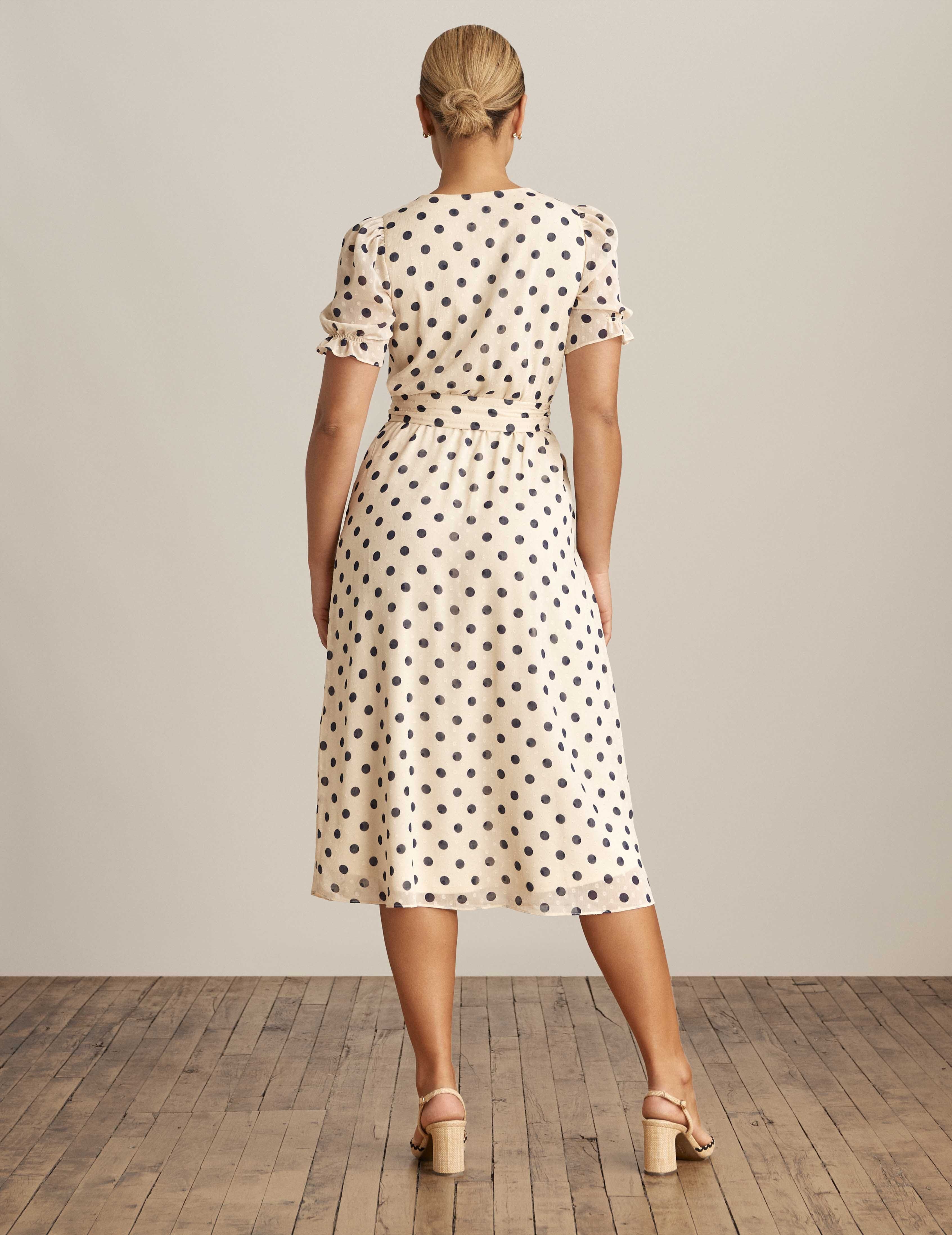 Puff Sleeve Midi Dress sold by Anne Klein product image thumbnail 2