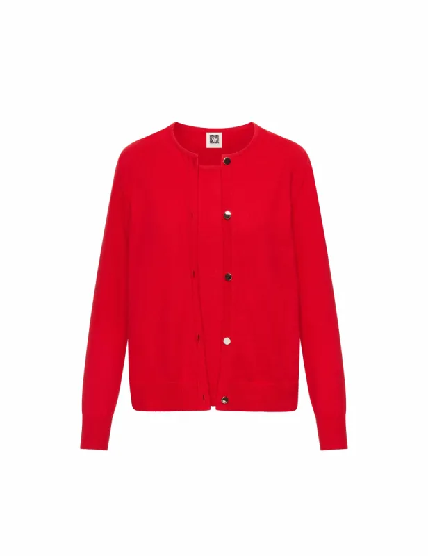 Classic Crew Twofer Cardigan- Clearance sold by Anne Klein