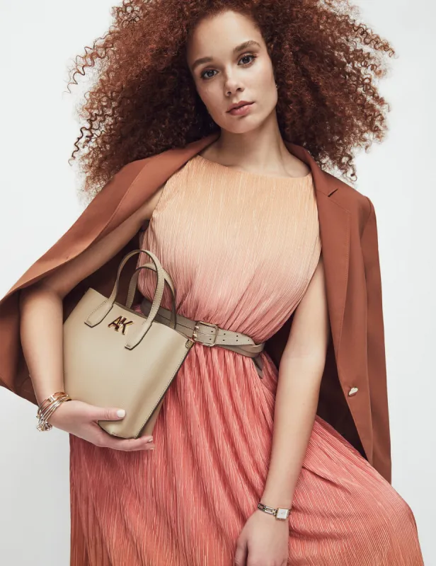 Boatneck Pleated Ombre Midi Dress- Sale sold by Anne Klein