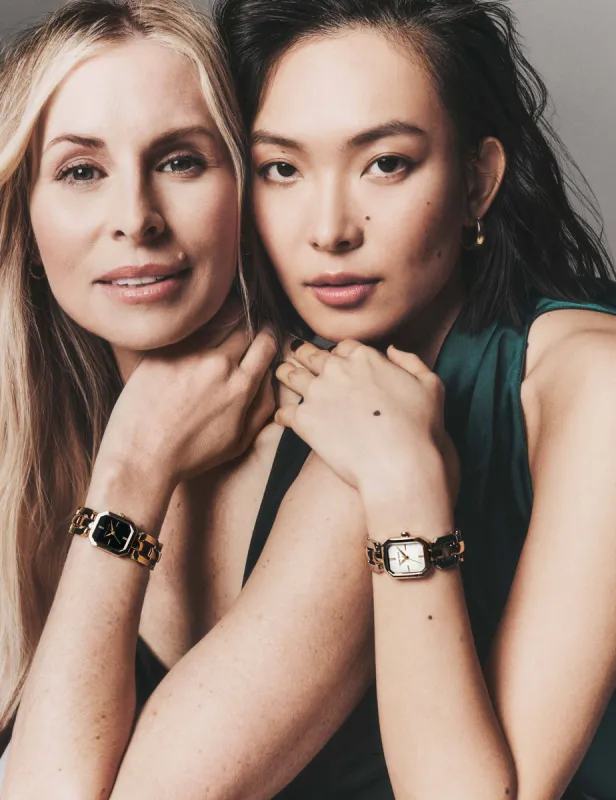 Octagonal Link Bracelet Watch sold by Anne Klein