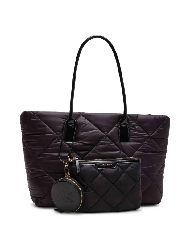 Nylon Tote With Pouch And Coin Case sold by Anne Klein