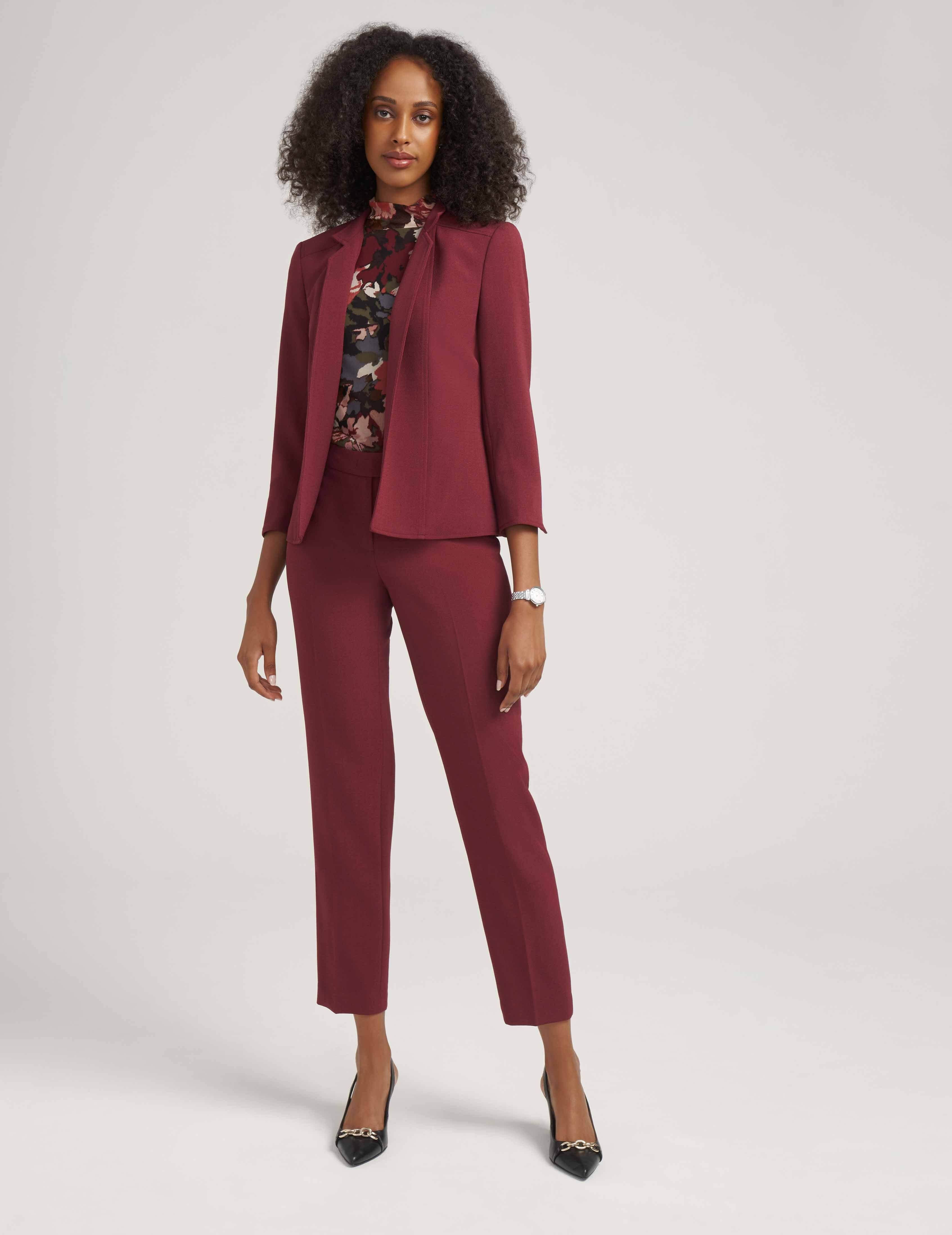 Volume Compression Stand Collar Jacket sold by Anne Klein product image thumbnail 3