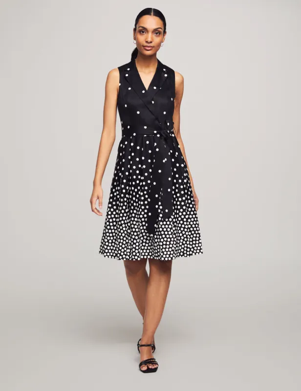 Notch Collar Wrap With Full Skirt- Sale sold by Anne Klein