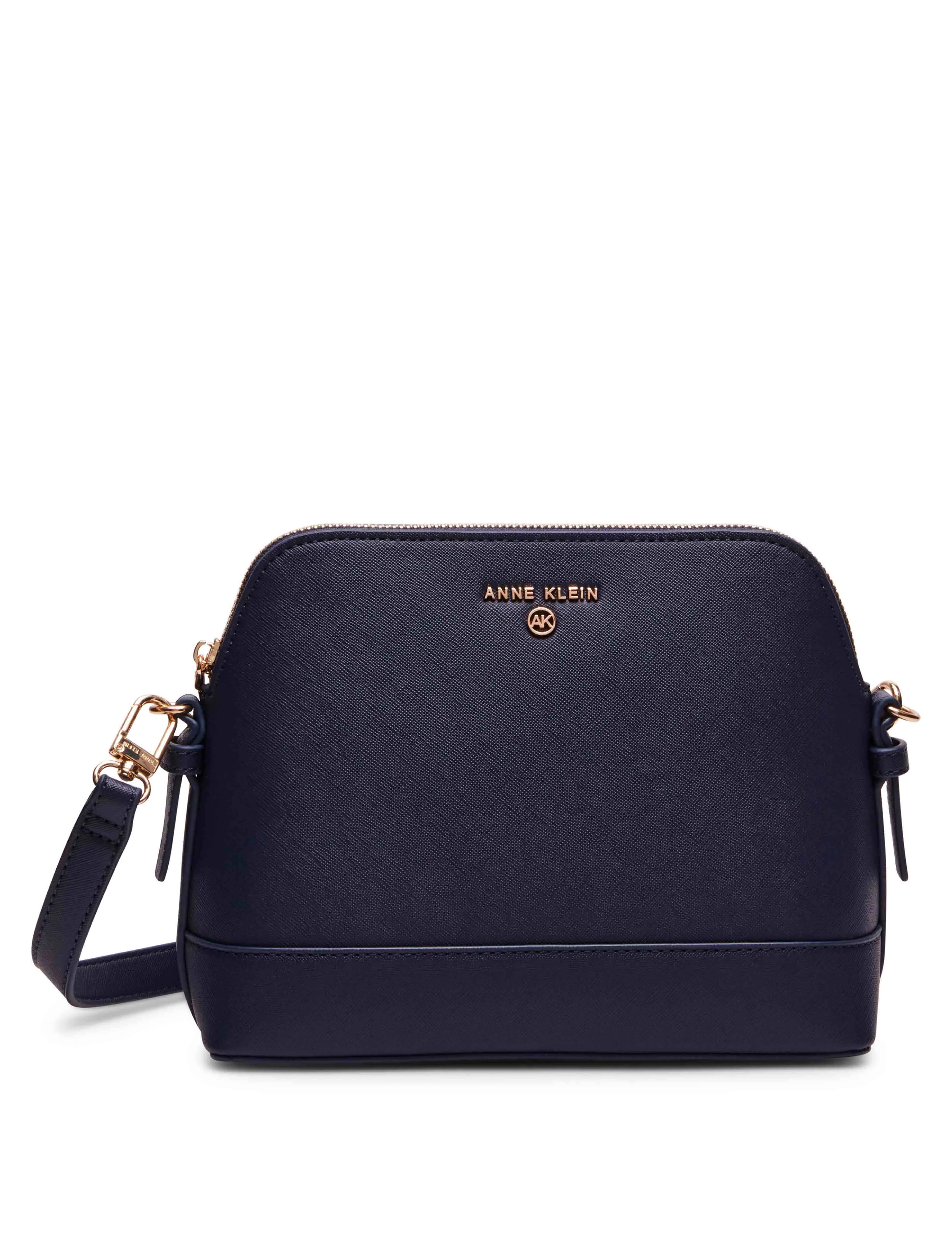Dome Crossbody With Logo Web Strap sold by Anne Klein