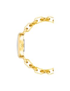 Enamel Accented Open Link Boyfriend Watch sold by Anne Klein