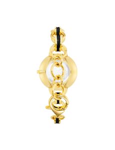 Enamel Accented Open Link Boyfriend Watch sold by Anne Klein