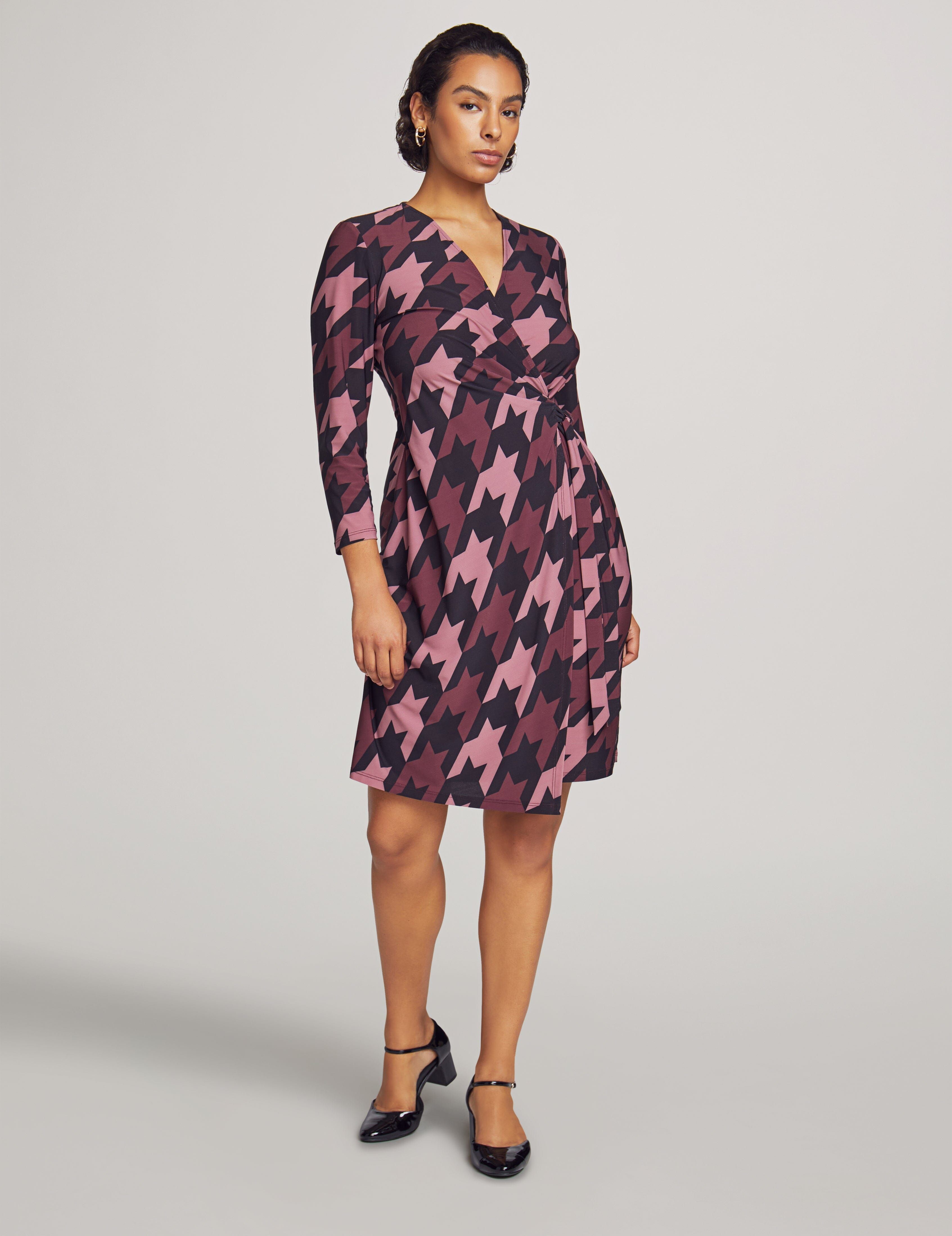 Printed Classic Wrap Dress sold by Anne Klein