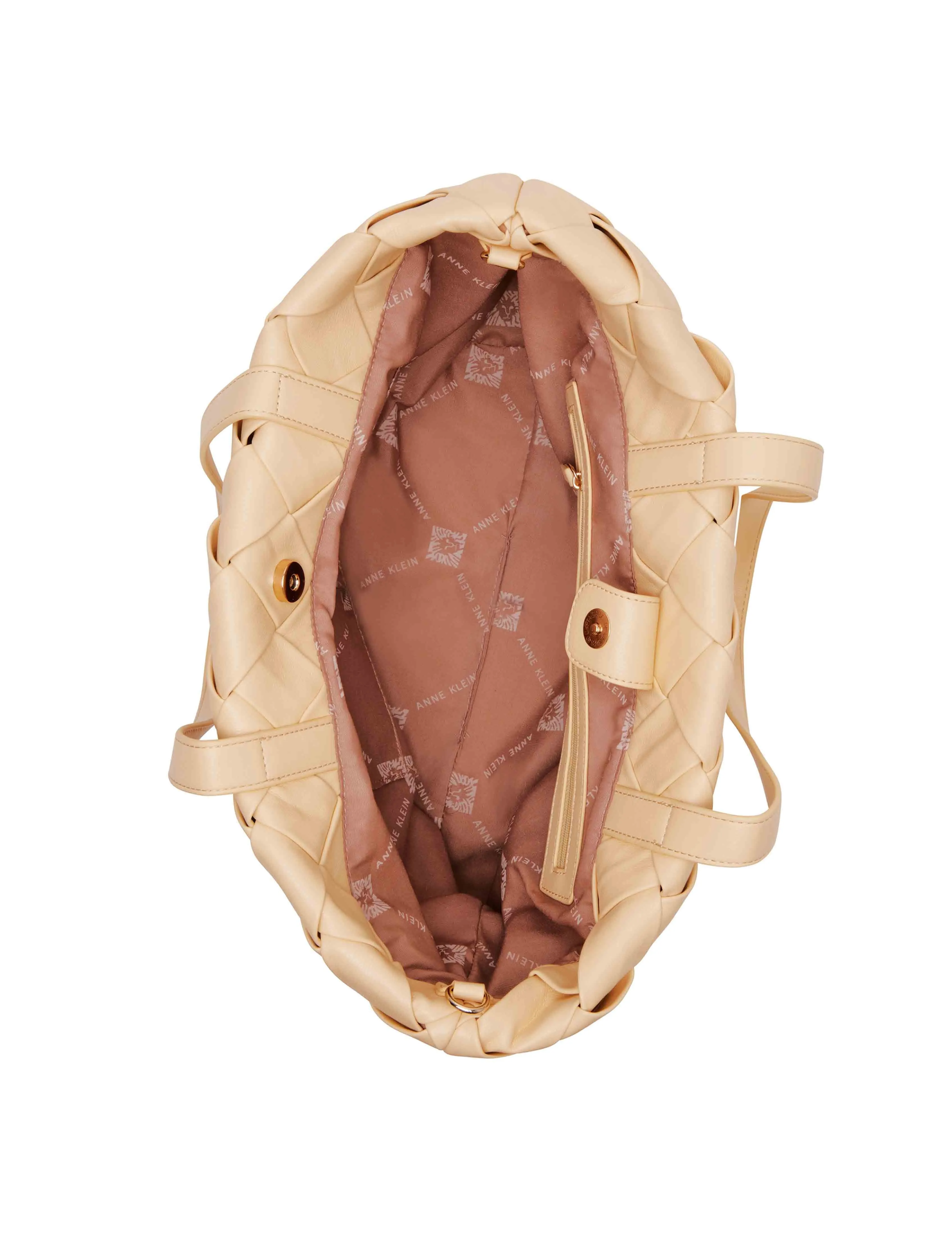 Smooth Woven Tote With Pouch sold by Anne Klein product image thumbnail 5