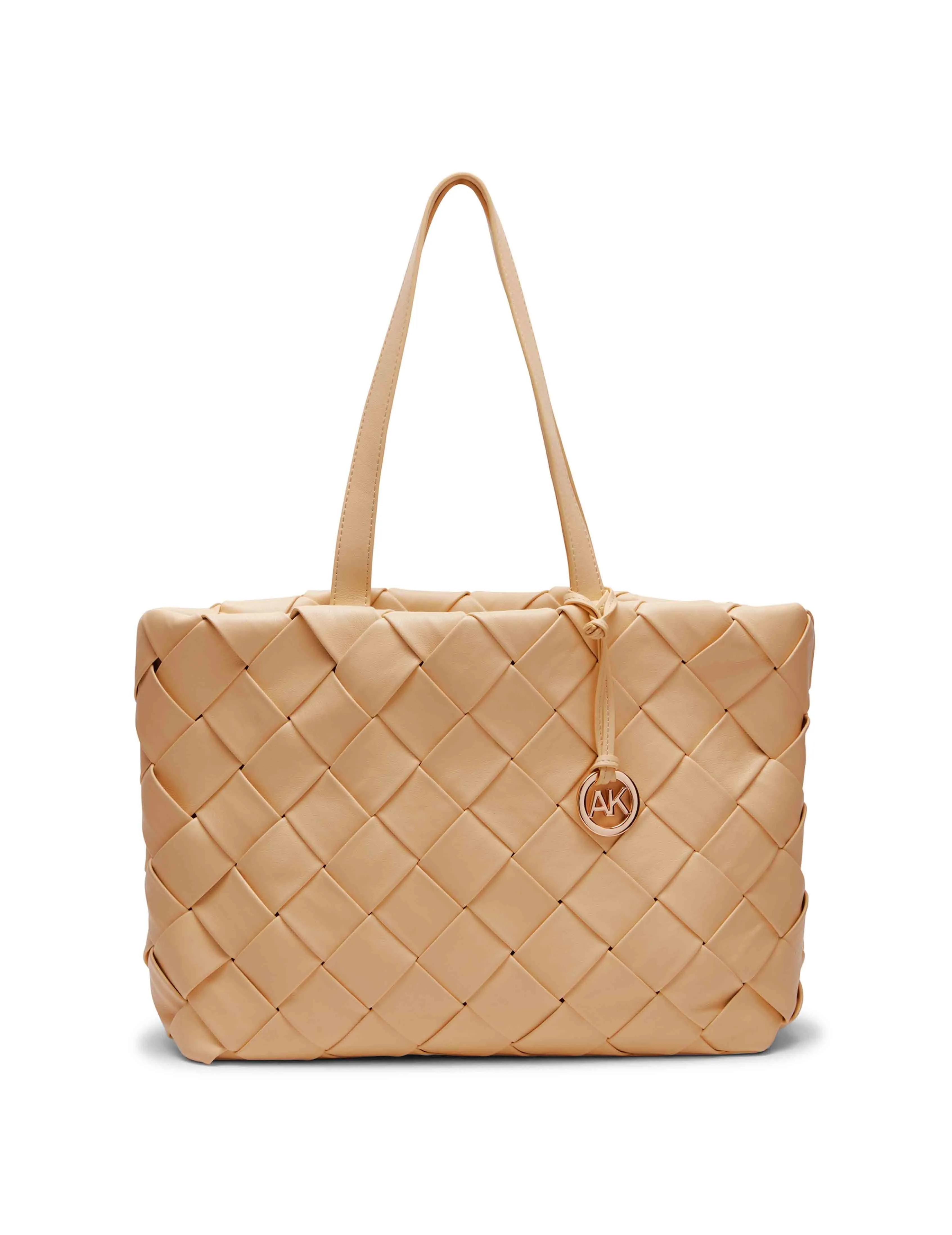 Smooth Woven Tote With Pouch sold by Anne Klein