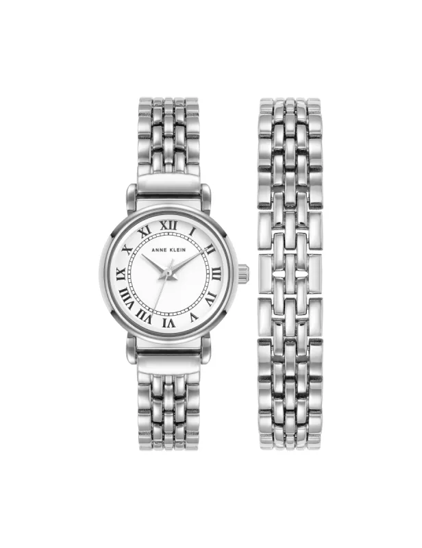 Roman Numeral Dial Bracelet Watch Set sold by Anne Klein