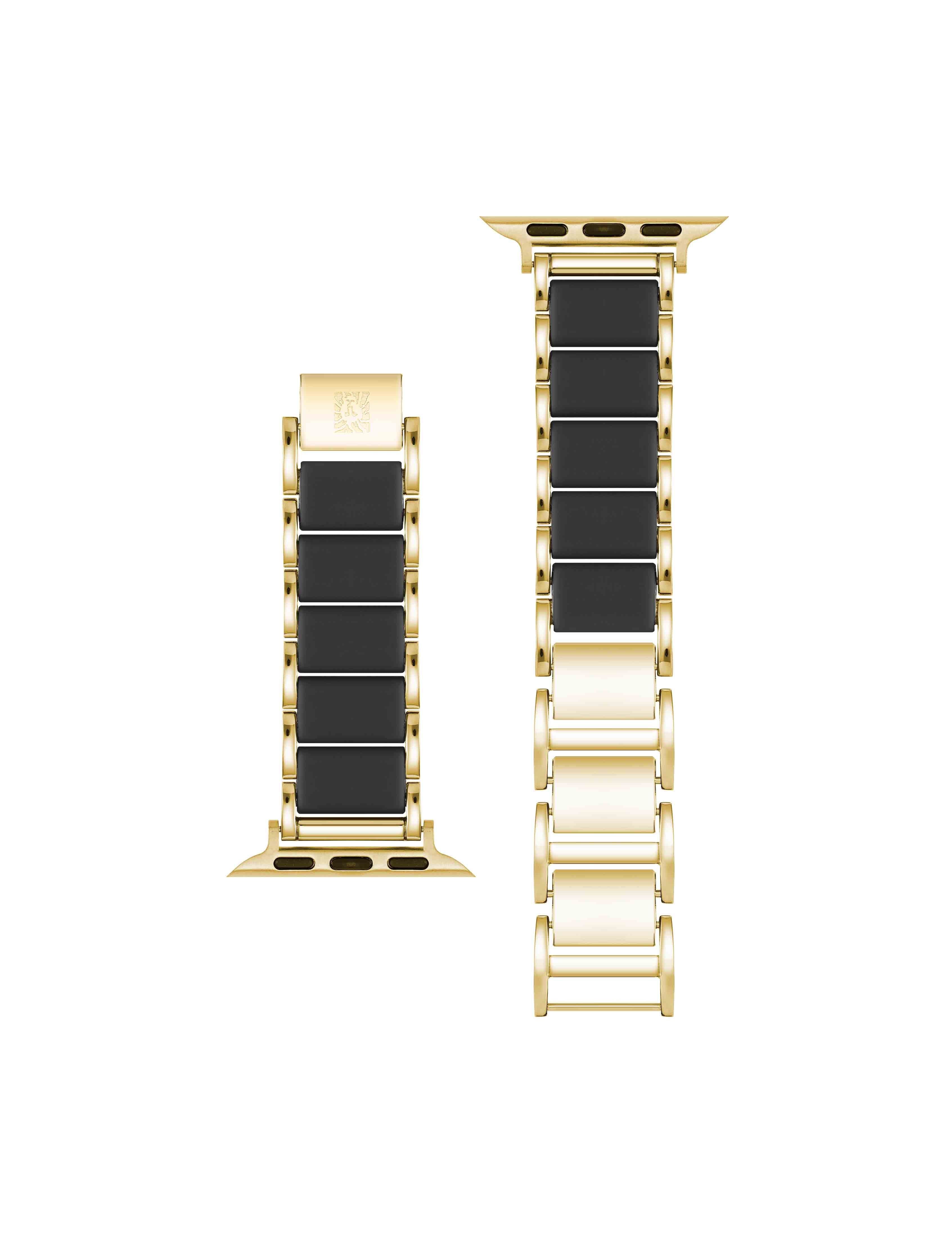 Rubberized Link Bracelet Band for Apple Watch® sold by Anne Klein product image thumbnail 2