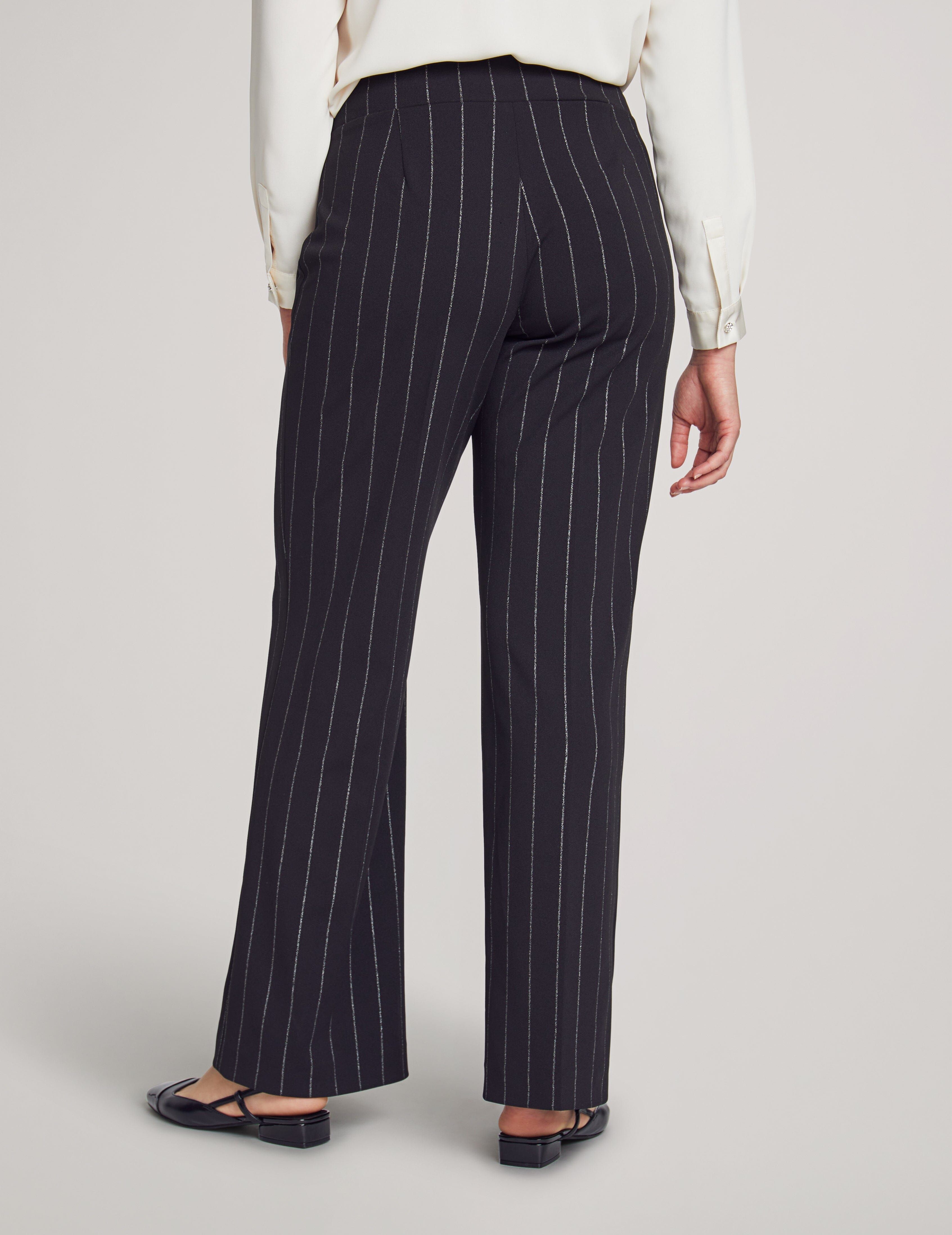 Striped Pull On Wide Leg Pant sold by Anne Klein product image thumbnail 3