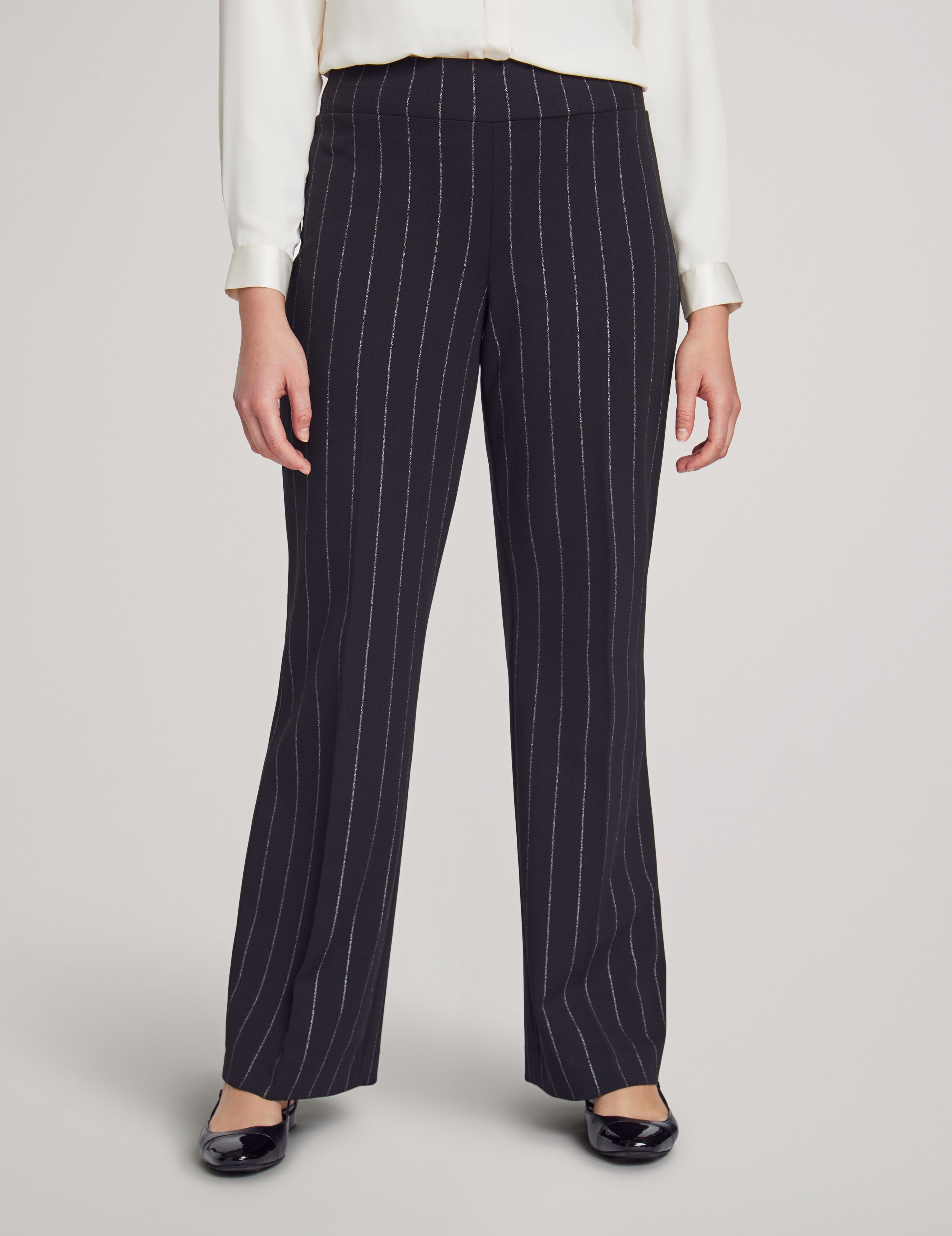 Striped Pull On Wide Leg Pant sold by Anne Klein product image thumbnail 2