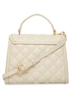 Convertible Quilted Satchel With Push Lock sold by Anne Klein
