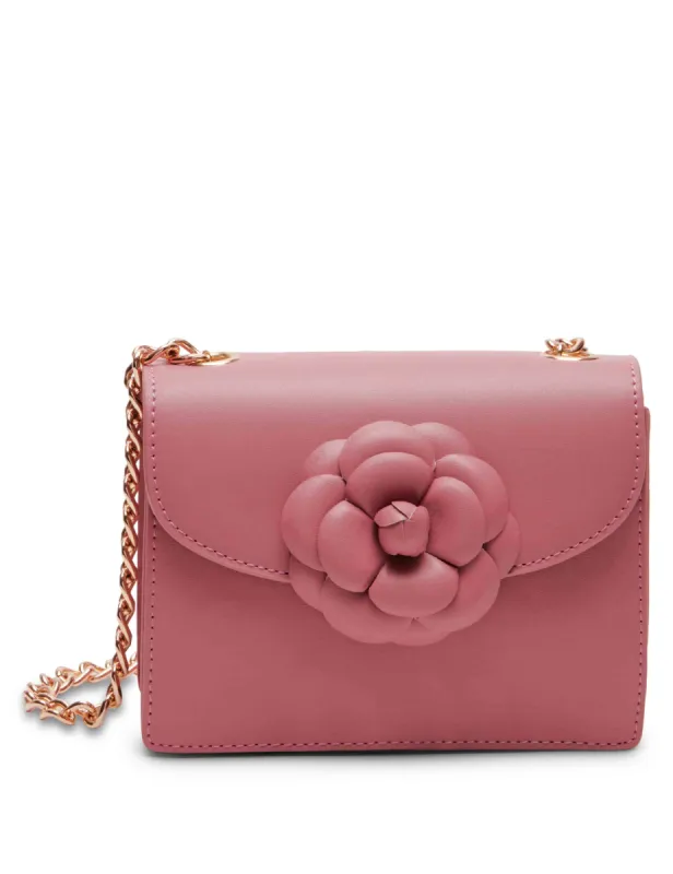 Square Flap Crossbody With Floral Applique sold by Anne Klein