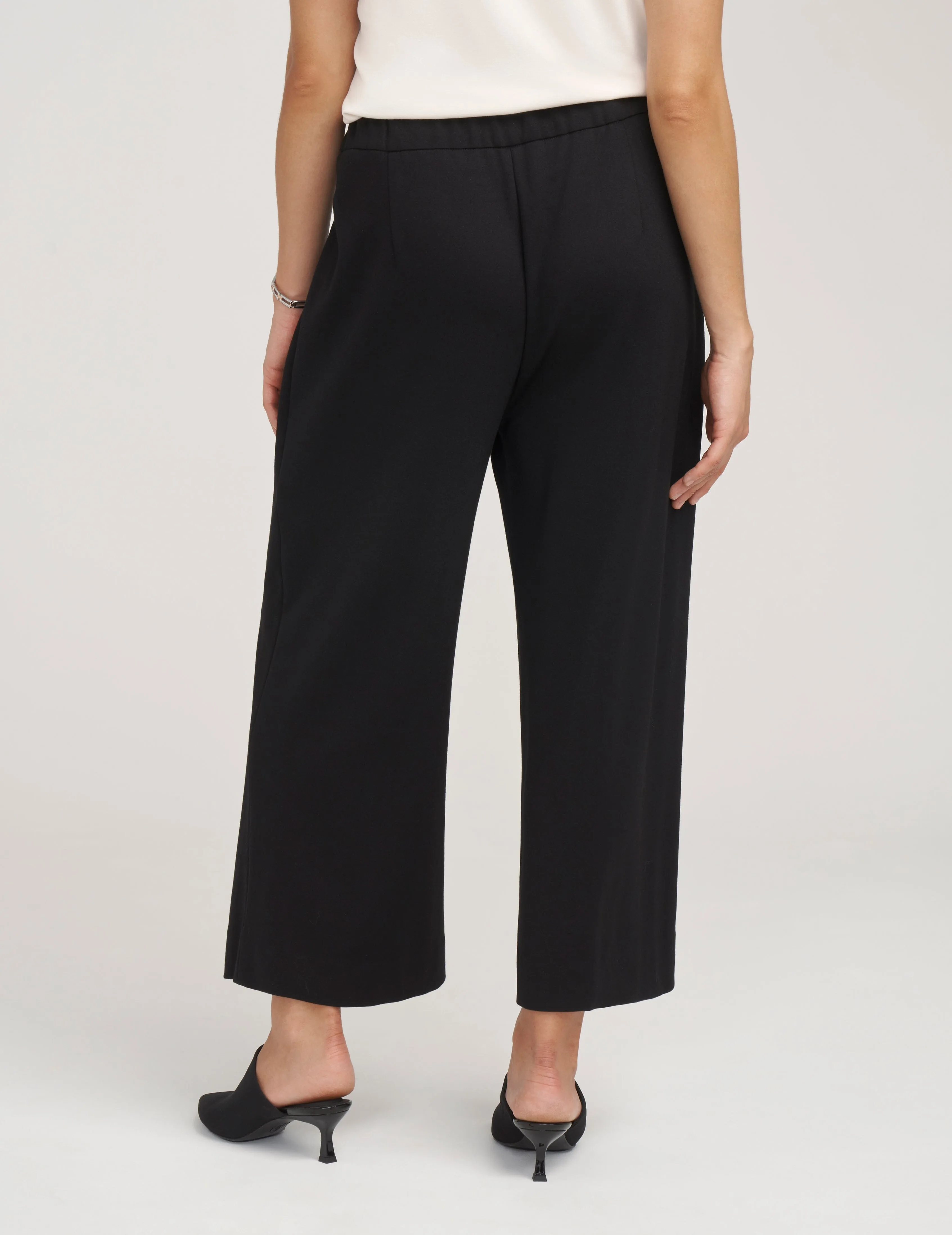 Pull On Pleat Front Cropped Wide Leg Pants- Sale sold by Anne Klein product image thumbnail 3