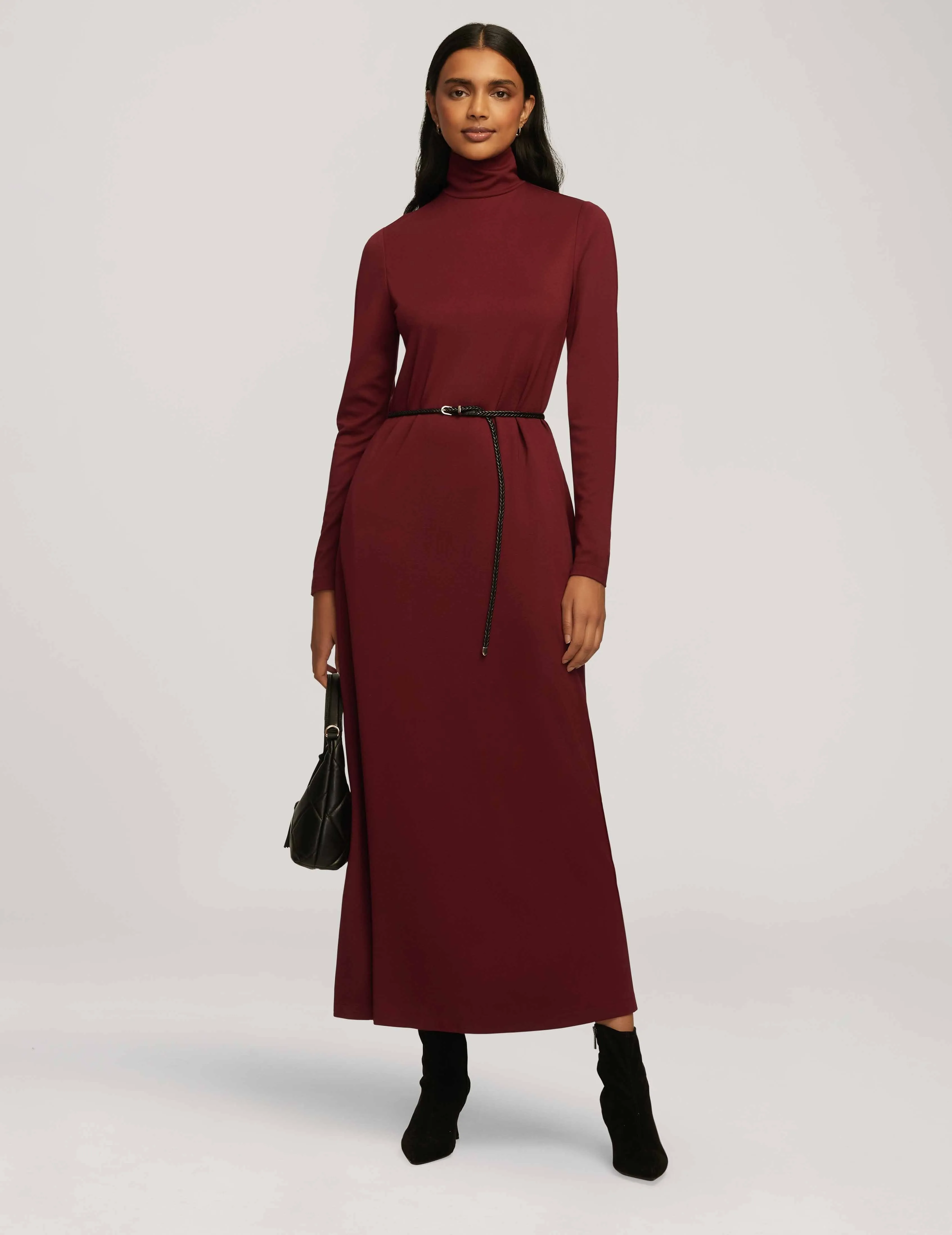 Mock Neck Midi Dress- Sale sold by Anne Klein