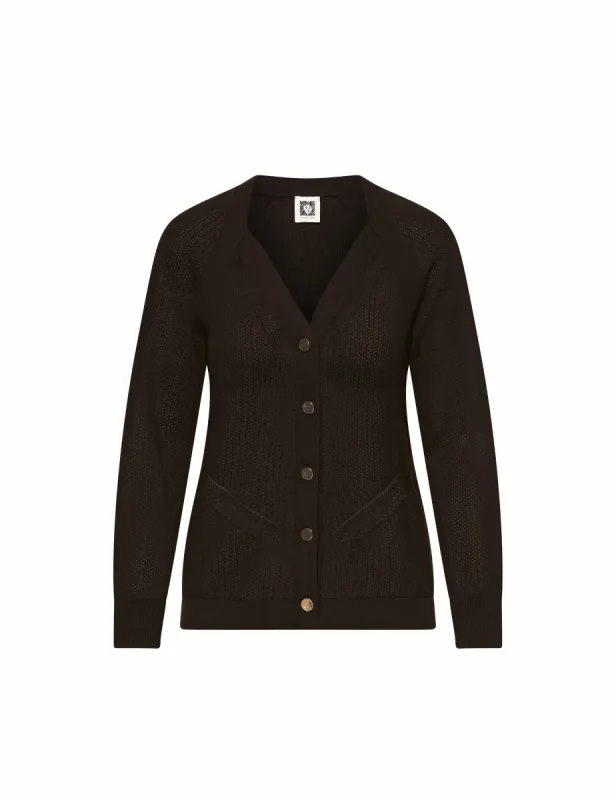 Cardigan With Directional Knitting- Clearance sold by Anne Klein