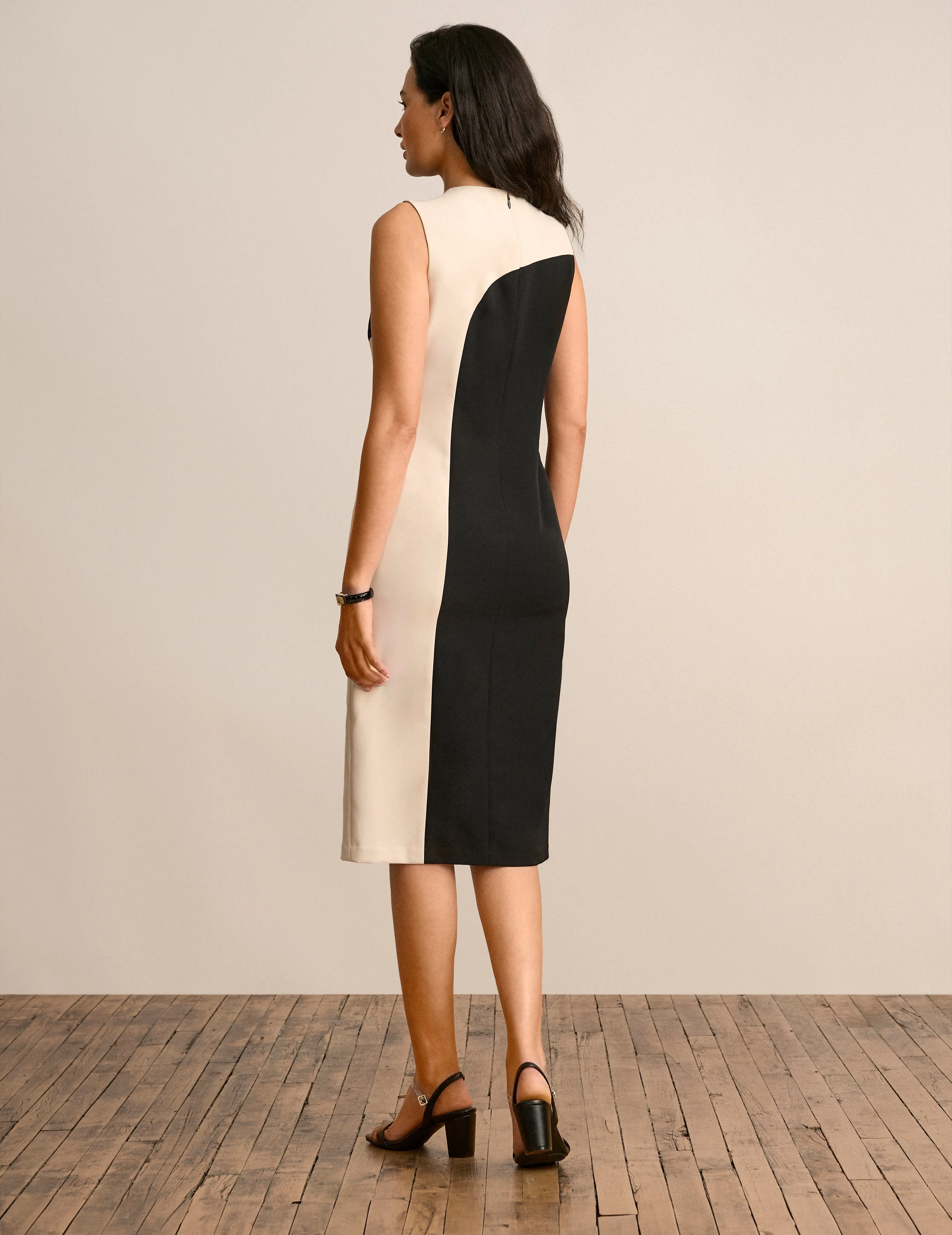 High Neck Color Block Dress sold by Anne Klein product image thumbnail 2