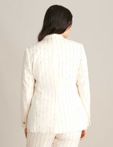 Pinstripe Blazer Jacket sold by Anne Klein